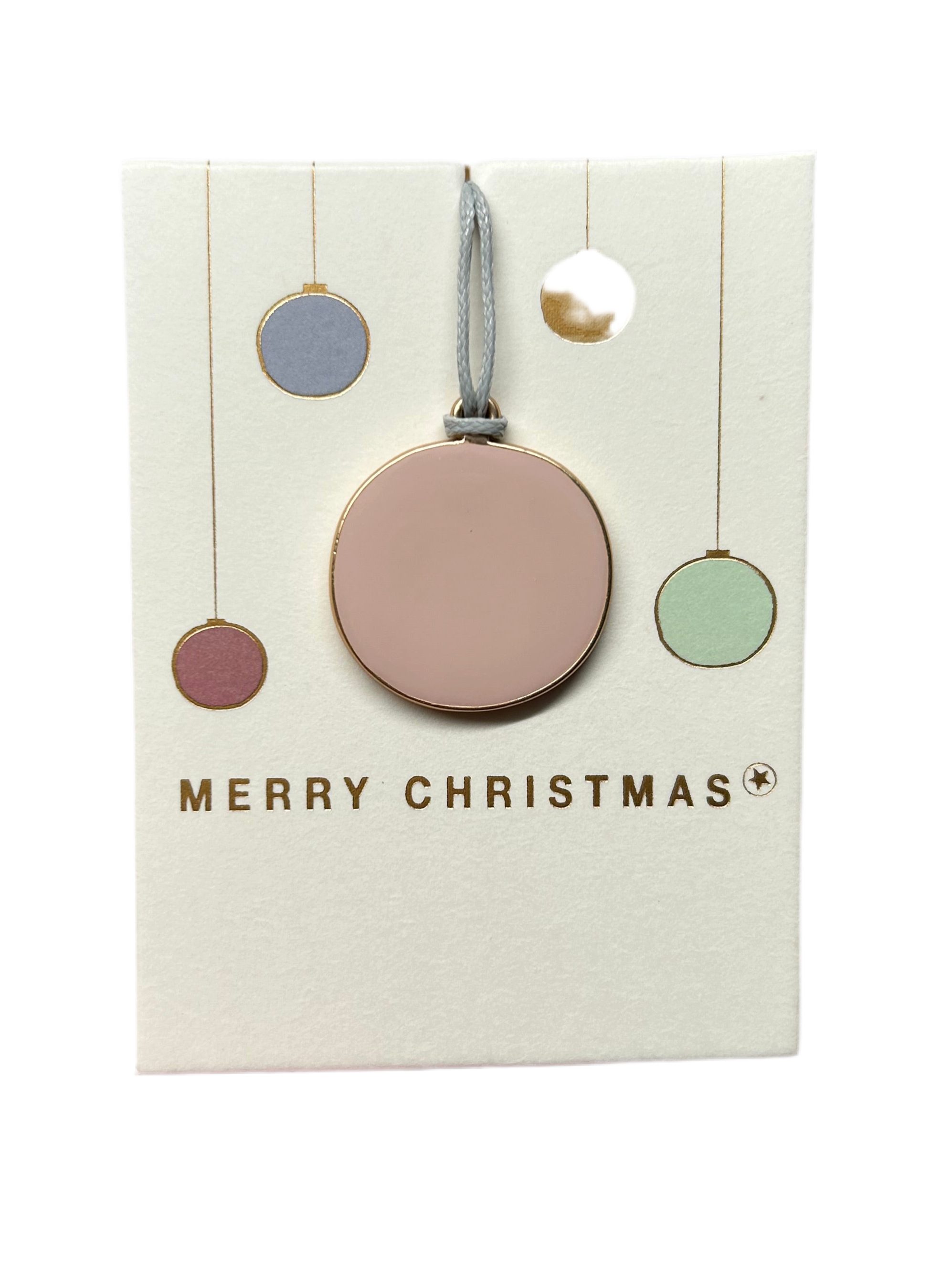 Räder Design Weihnachtskarte Mini-Ornament "Kugel" mit Grußkarte von räder design - Weihnachten Ges