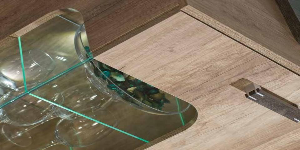 Xlmoebel TV-Schrank Moderner TV-Schrank mit Stauraum in Holzoptik und eleganter Konsole (1-St., TV-Ständer) Hergestellt in Europa