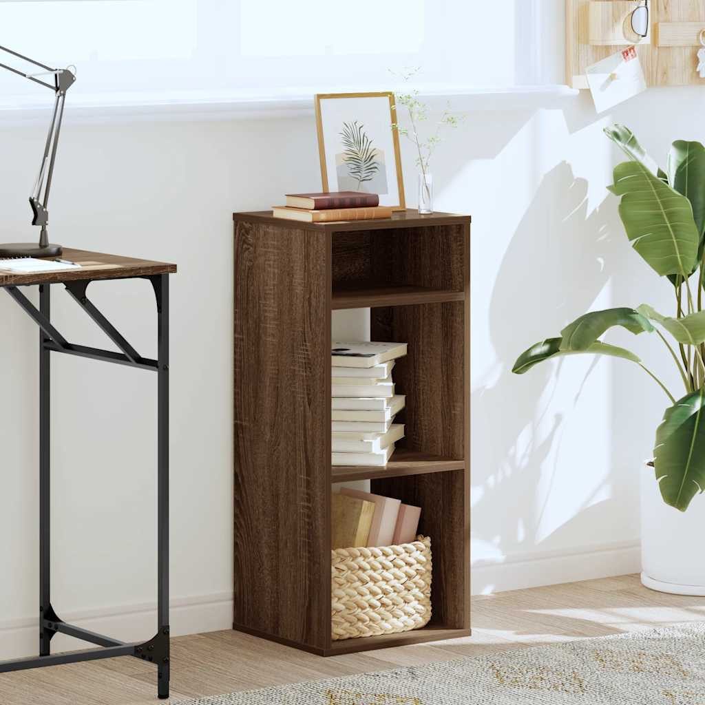 vidaXL Bücherregal Bücherregal Braun Eichen-Optik 34x31x80 günstig online kaufen