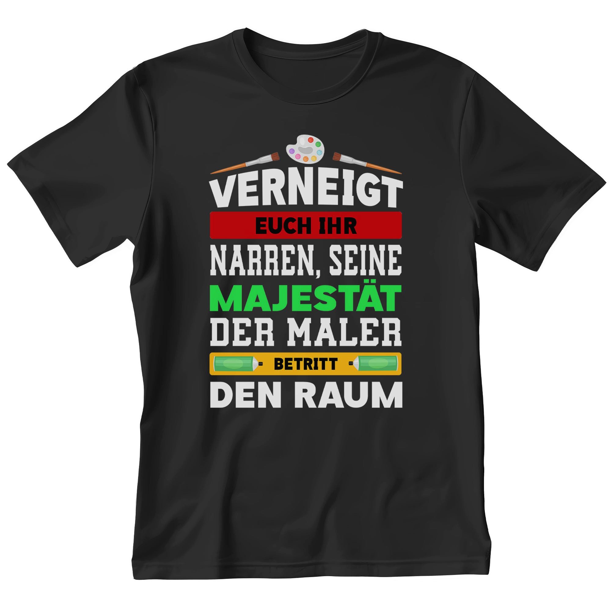 T-Shirt Maler Geschenk Männer Spruch Beruf Ausbildung Abschluss