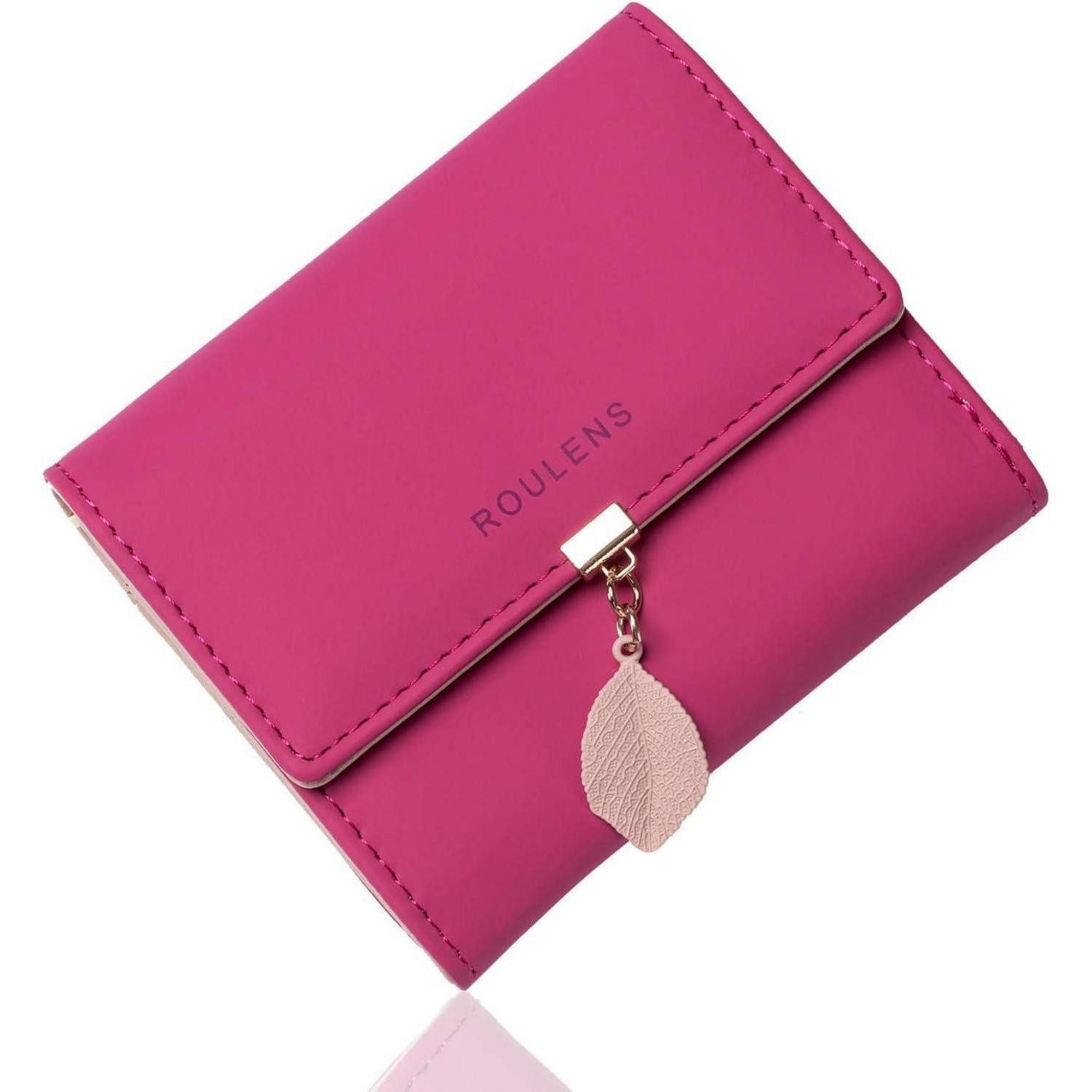 LuxusKollektion Handtasche Damen Geldbeutel RFID Blockierung Klein, PU Leder Brieftasche Fächer