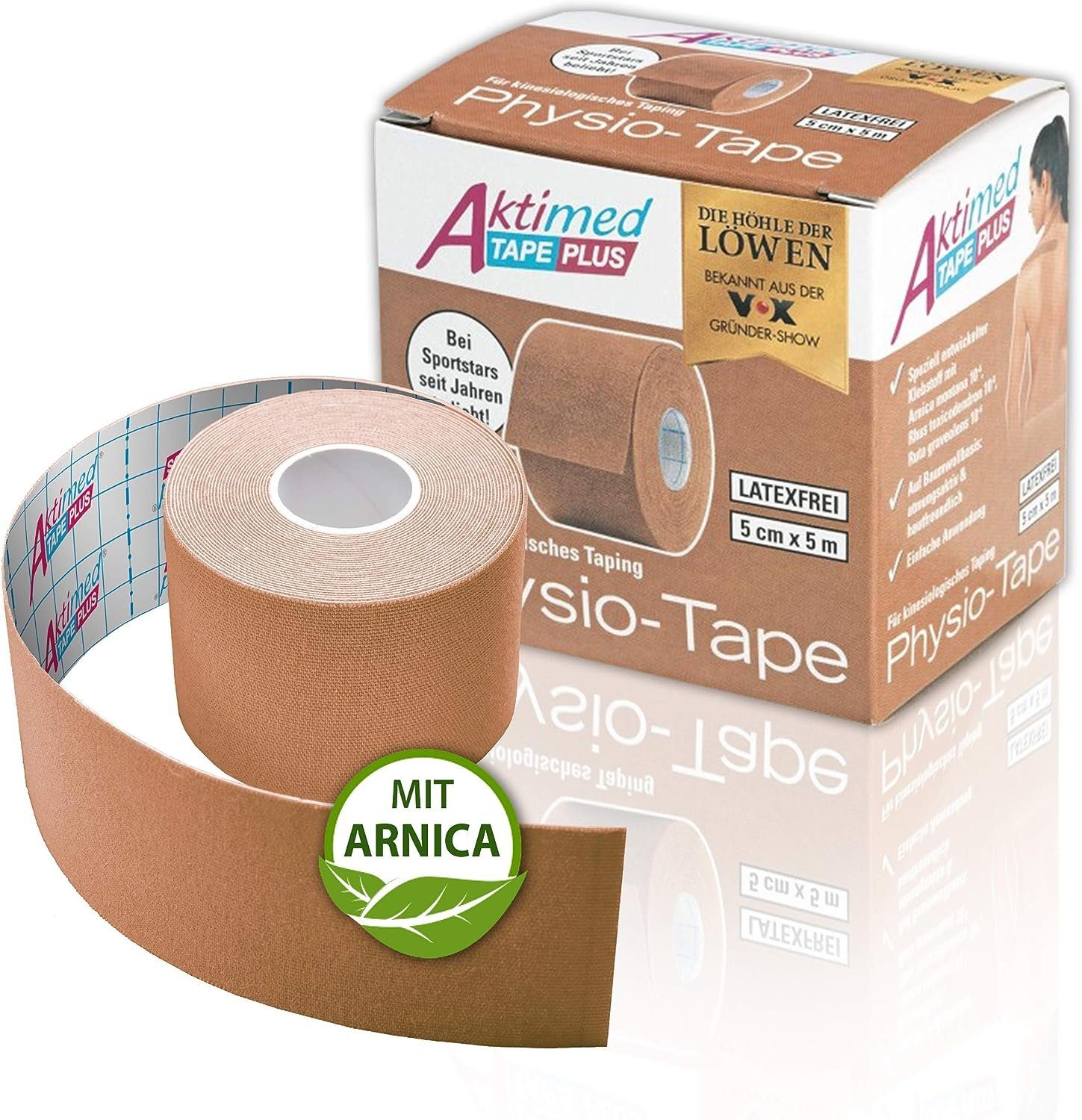 Aktimed Kinesiologie-Tape Tape PLUS mit Arnica, farblich sortiert