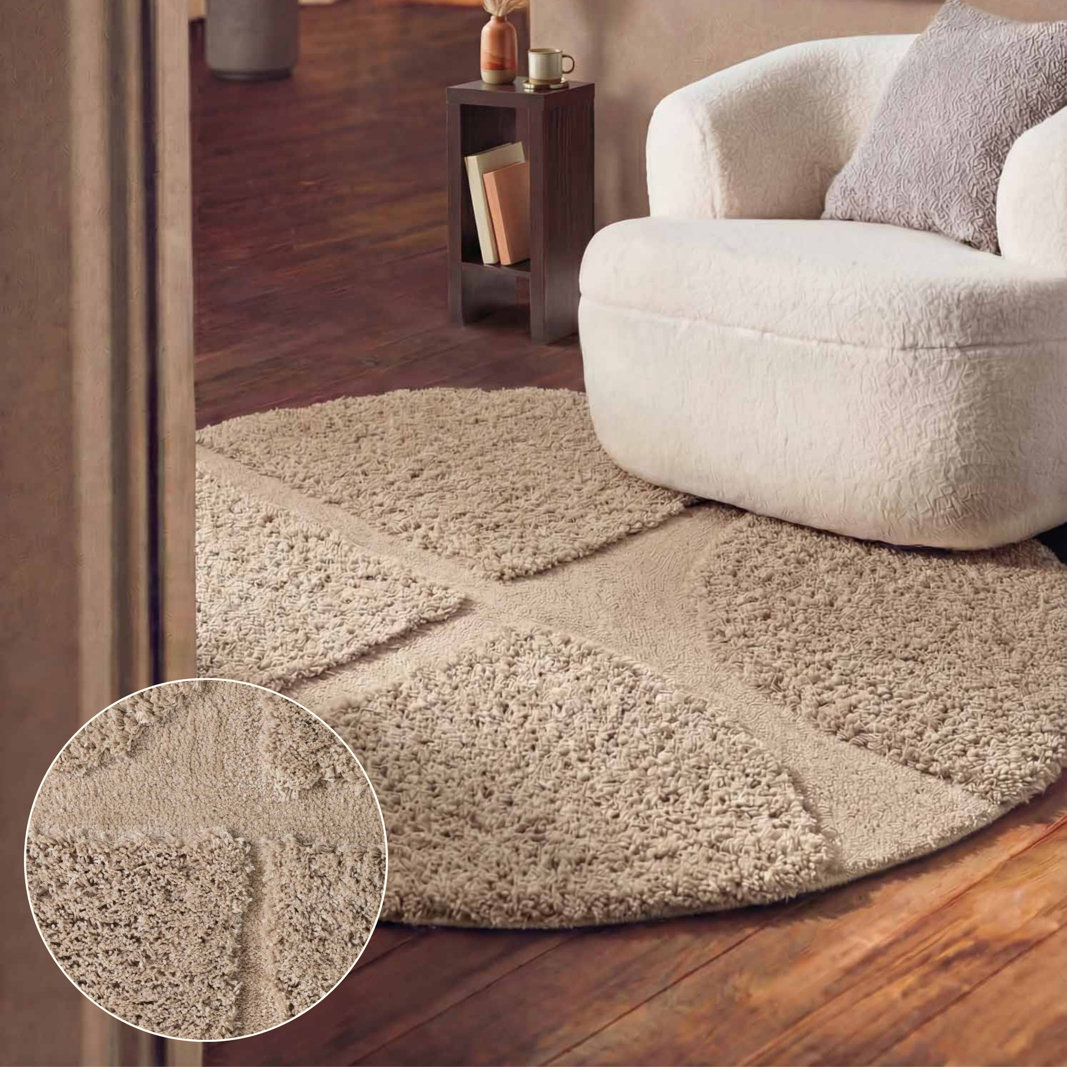 Hochflor-Teppich Jasper, auch in rund