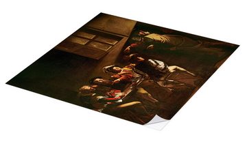 Posterlounge Wandfolie Michelangelo Merisi (Caravaggio), Die Berufung des Matthäus, Malerei