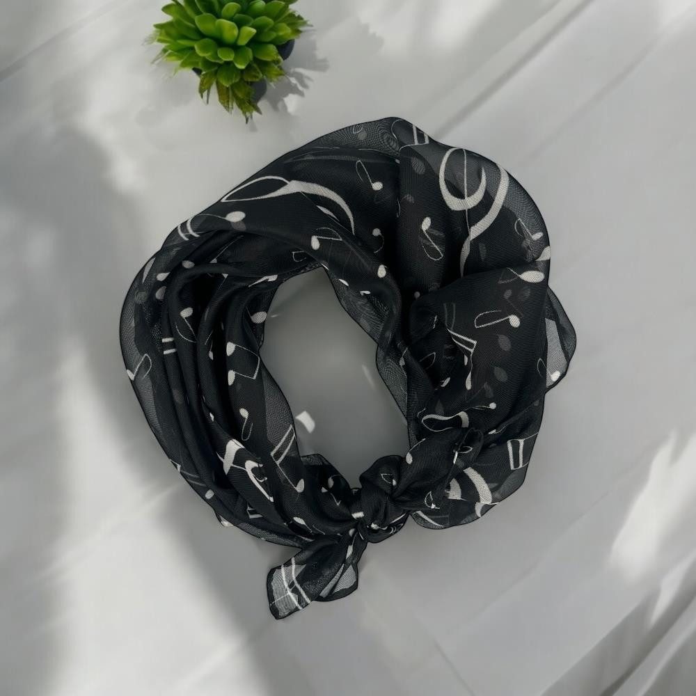 mugesh Schal Chiffon Schal Notenmotive, für günstig online kaufen