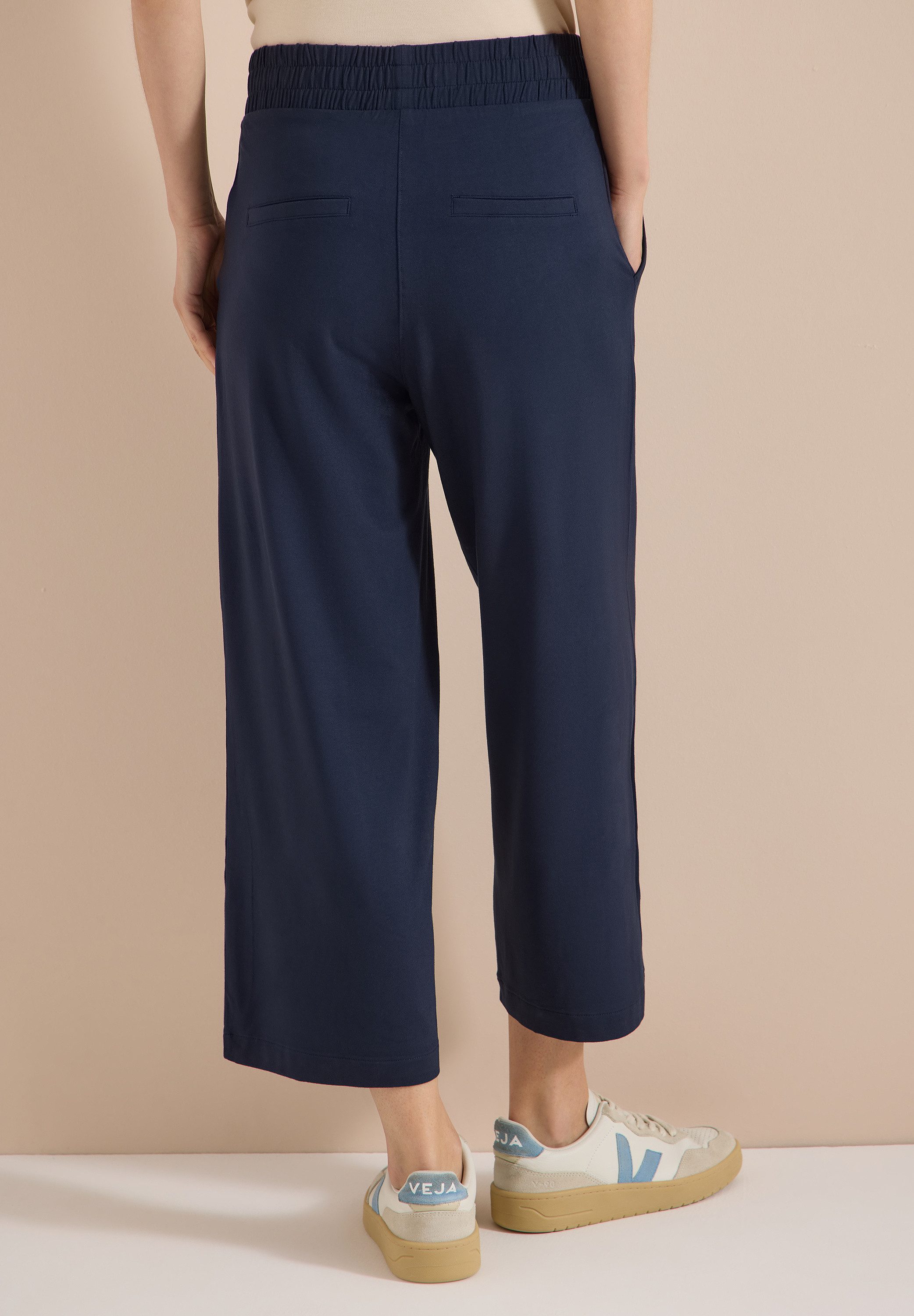 CECIL Stoffhose im elastischen Materialmix