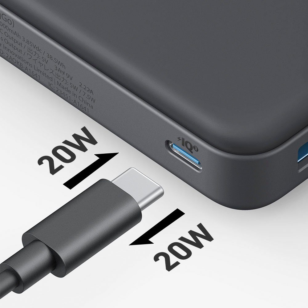 Anker A1641 Mag Go 10K Magnetic Battery Akku 10000 mAh