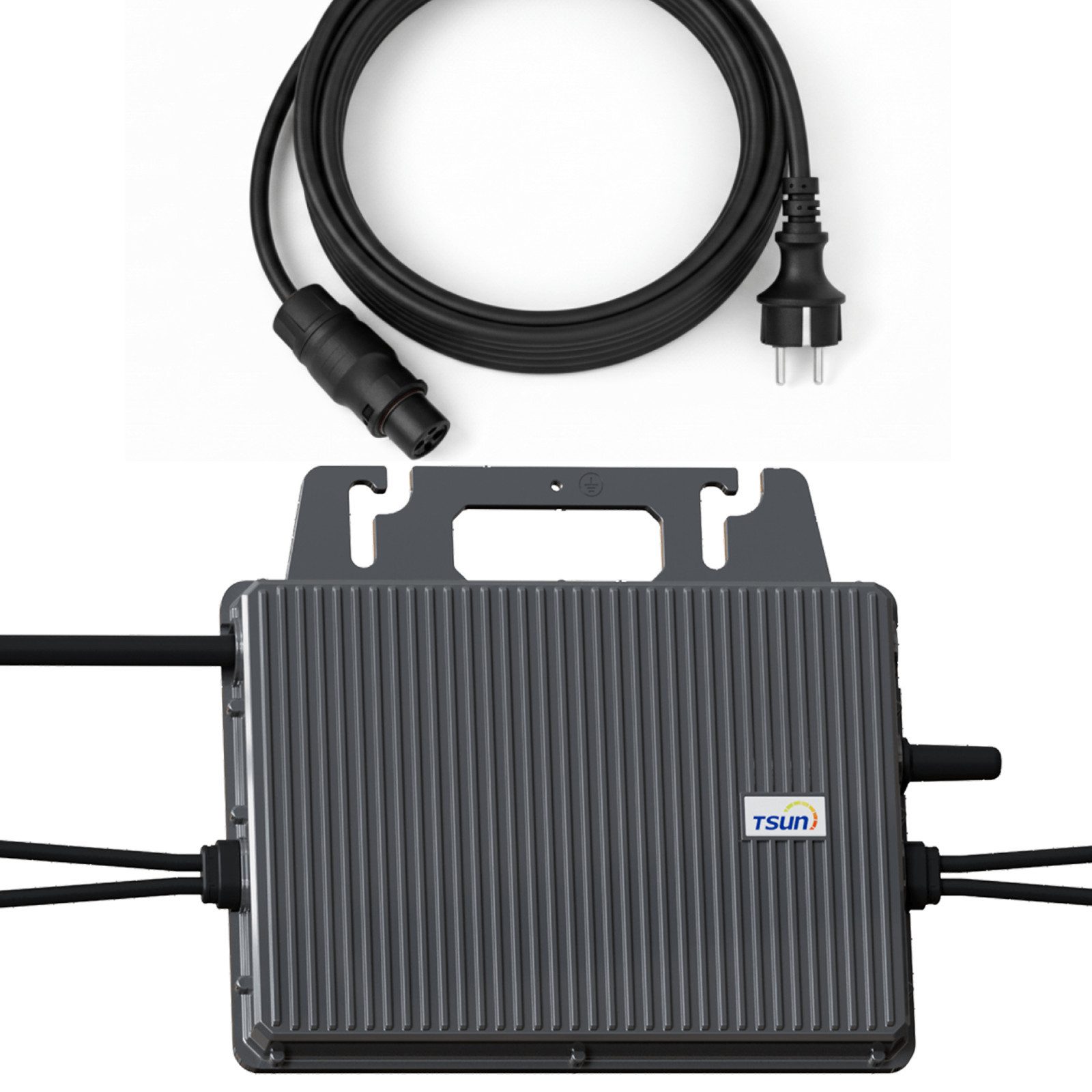 SUNNIVA Инвертор TSUN TSOL-MS800 Mikro-Wechselrichter 800 W für Balkonkraftwerk, (2× MPPT, WLAN & App, IP67 wetterfest, Plug-&-Play Installation, inkl. 5 m Anschlusskabel)