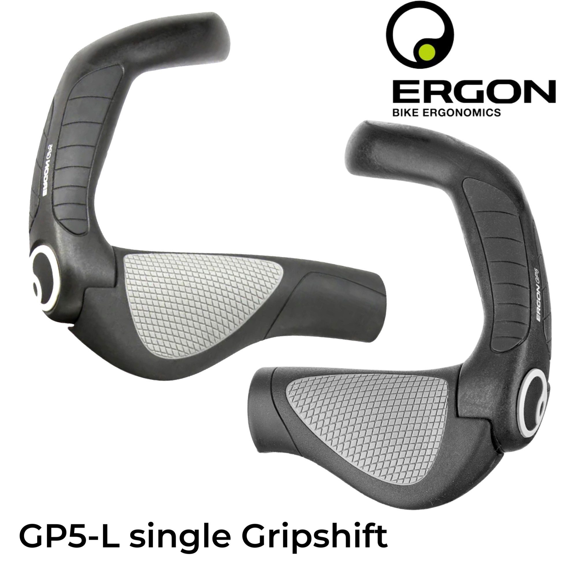 Ergon Fahrradlenker Ergon GP5-L Single Grip Shift Fahrrad Griffe Nexus Rohloff Hörnchen