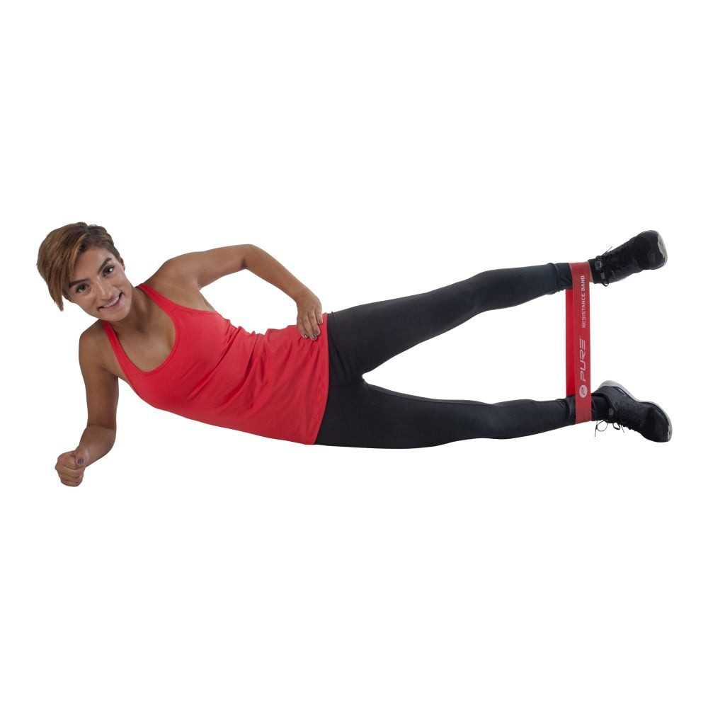 Pure 2 Improve Widerstandsband Set (schwarz,gelb,rot) - 3 Stück Fitnessband