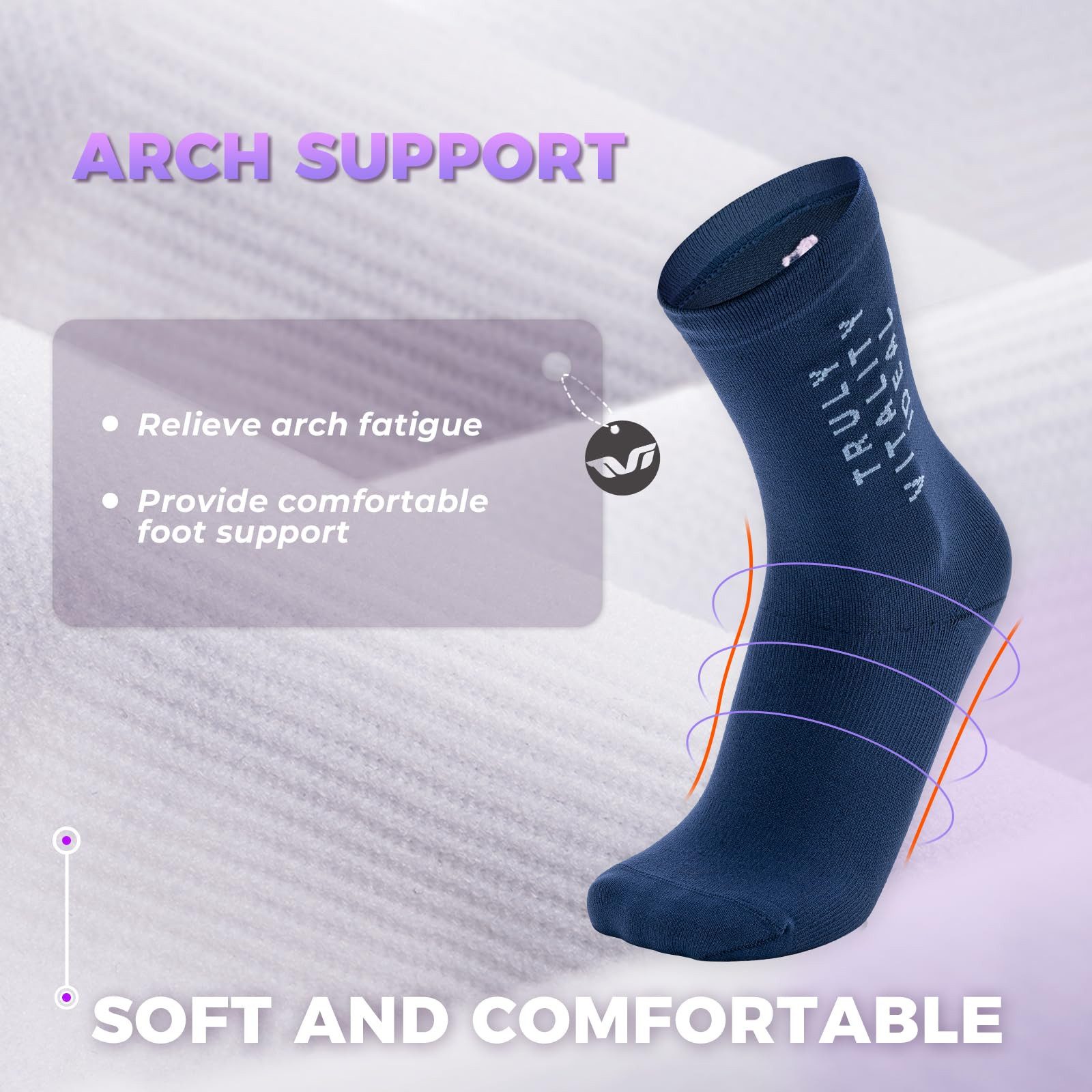 ROCKBROS Sportsocken TVI Fahrradsocken Damen 2er Pack (Sportsocken für Radsport, Laufen, Fitness, Crossfit) Sommer Lightweight Atmungsaktive