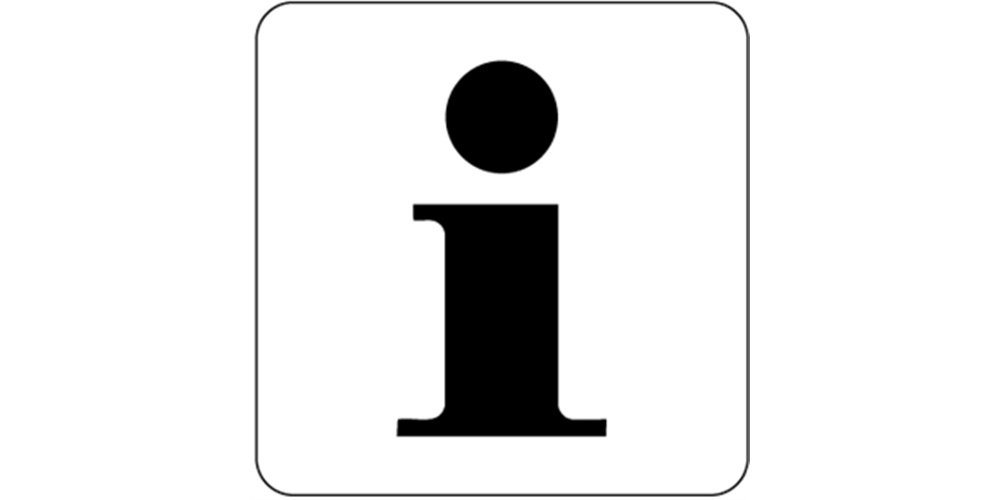 Thumbnail - König Werbeanlagen Hinweisschild Aufkleber Piktogramm Information, Folie, 160x160 mm
