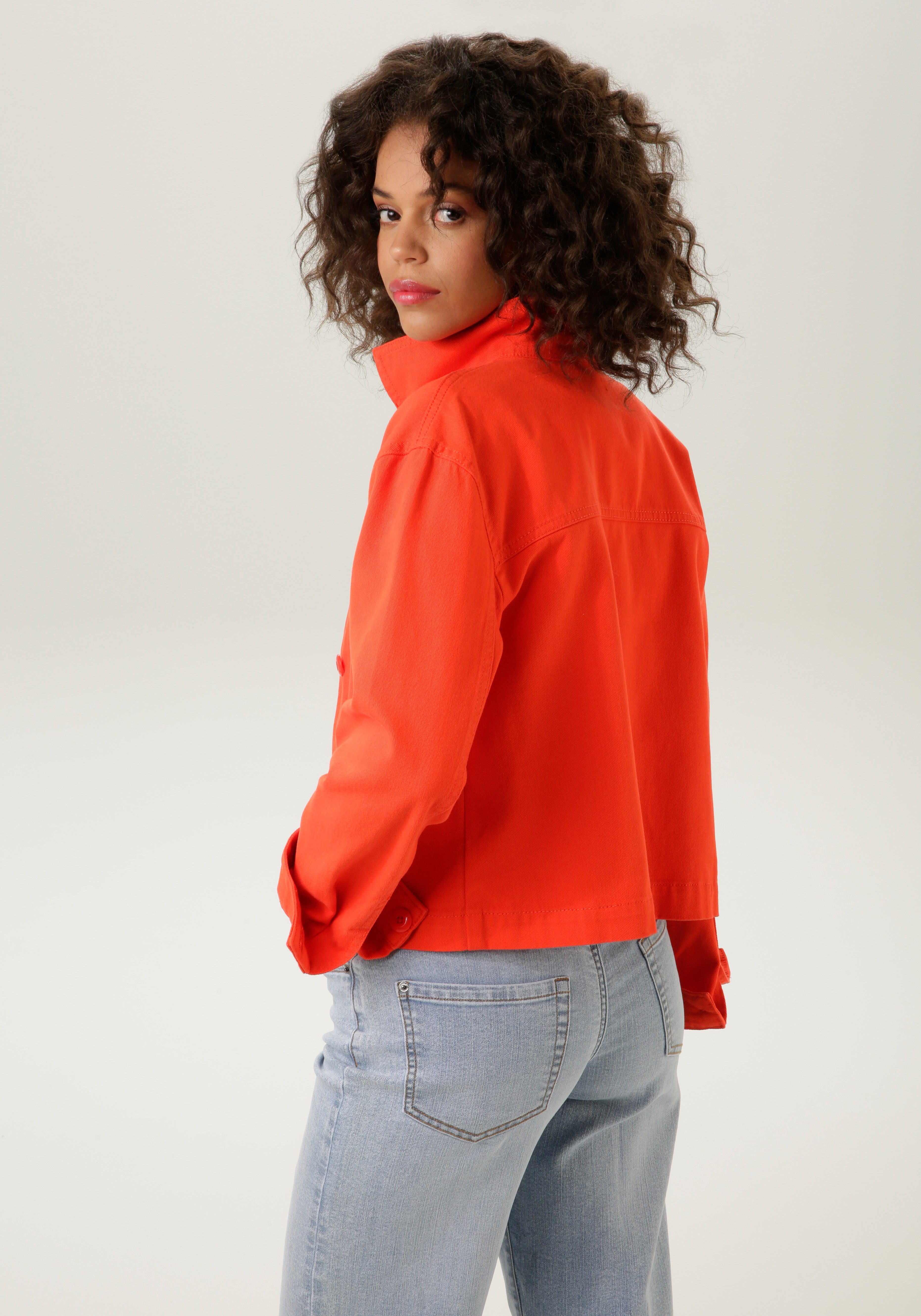 Aniston CASUAL Jeansjacke mit tonigen Knöpfen günstig online kaufen