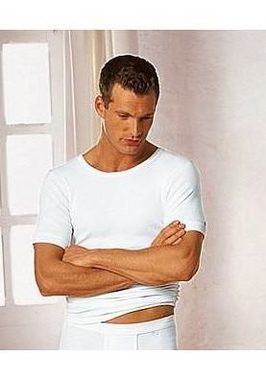 Clipper Exclusive Unterhemd (2-St) spürbar weich und glatt - in Feinripp, Unterziehshirt, Kurzarm T-Shirt
