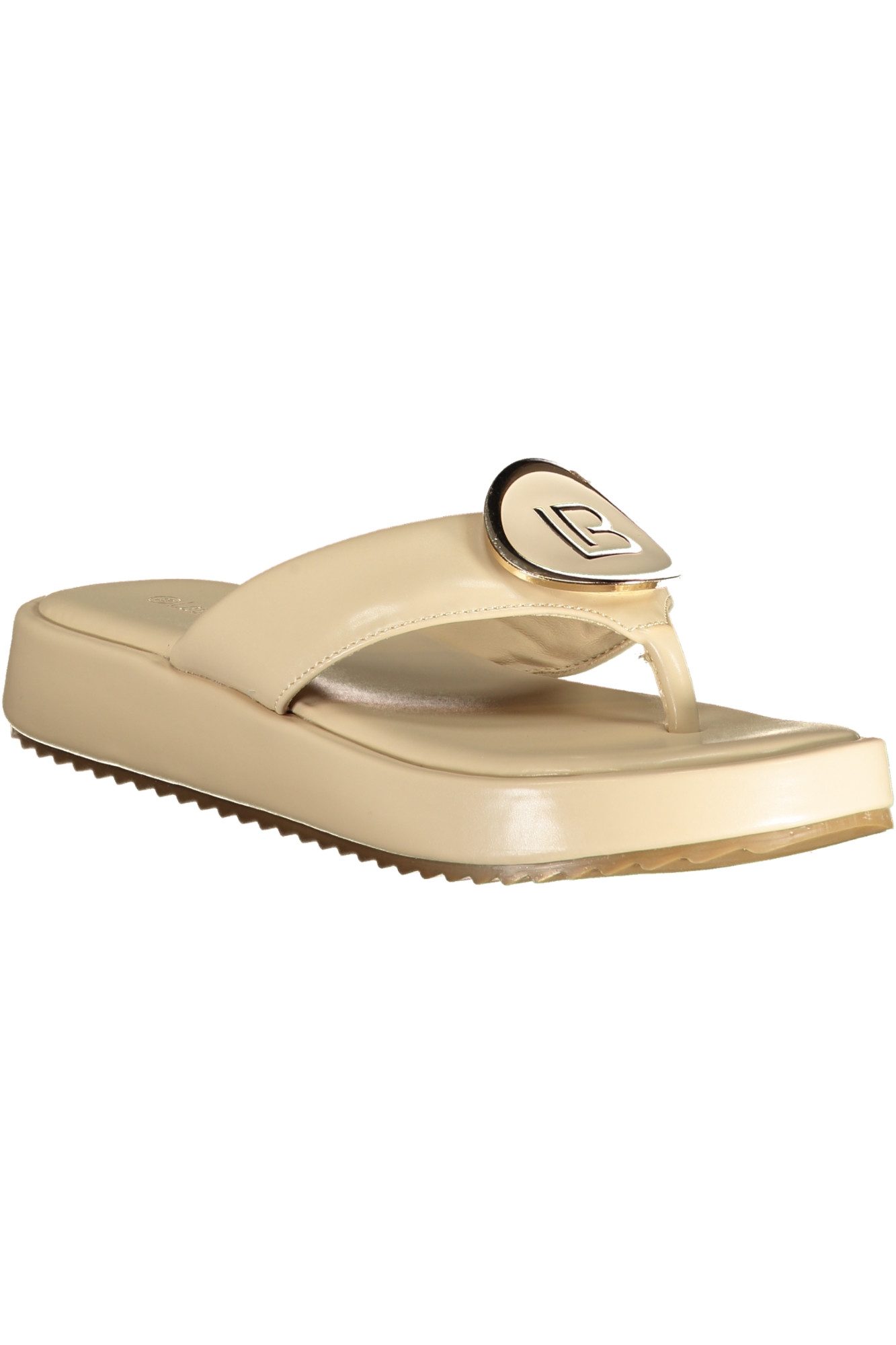 Laura Biagiotti Zehentrenner Elegante Damensandale Beige - Zehentrenner für