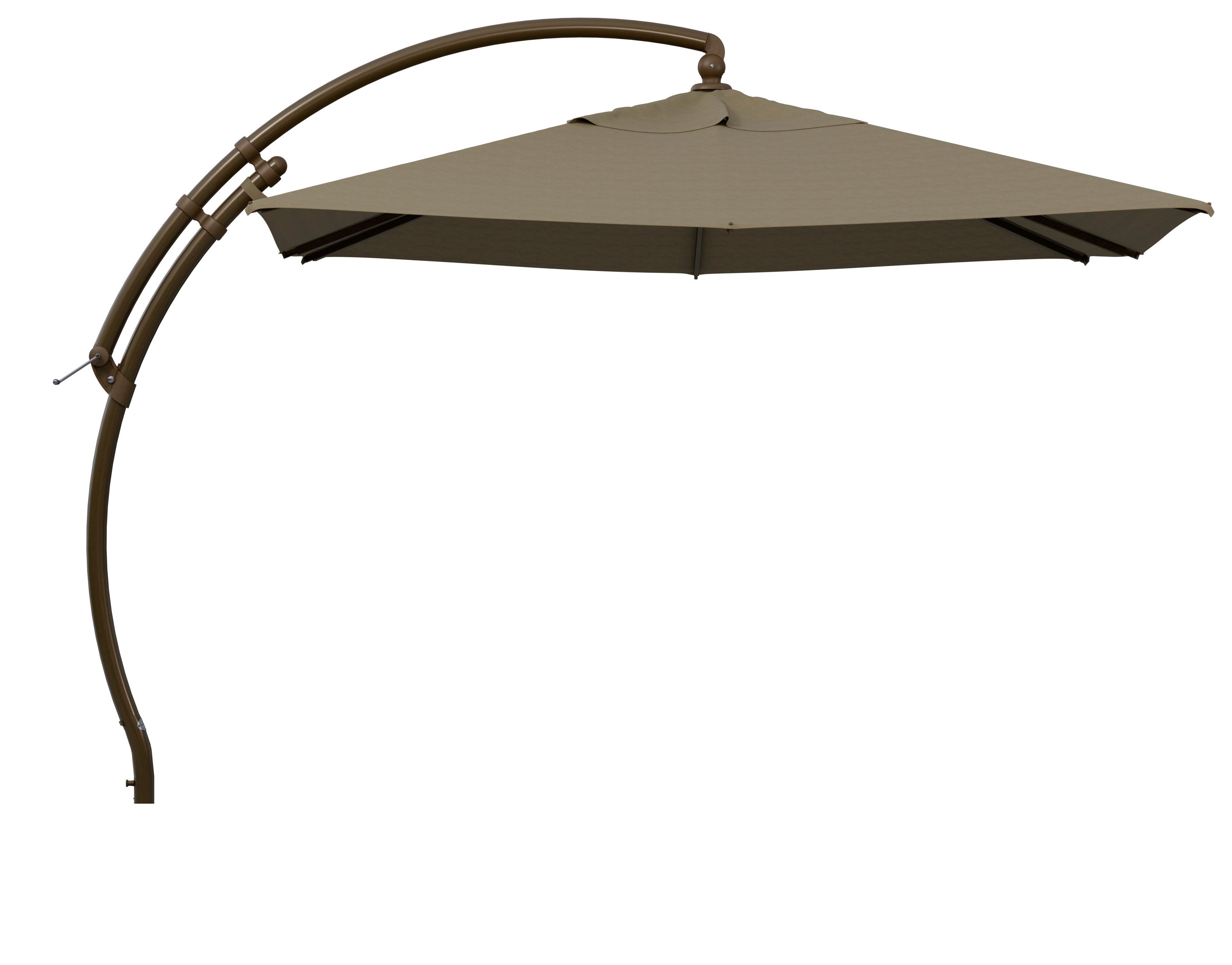 Sun Garden Ampelschirm Easy Sun 300x300 cm B056-M04 taupe-bronze/braun Ampelschirm Sun Garden