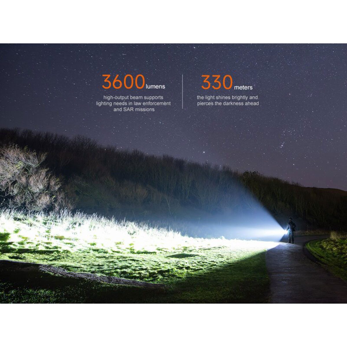 Fenix LED Taschenlampe TK17 3600 Lumen - taktische LED Taschenlampe