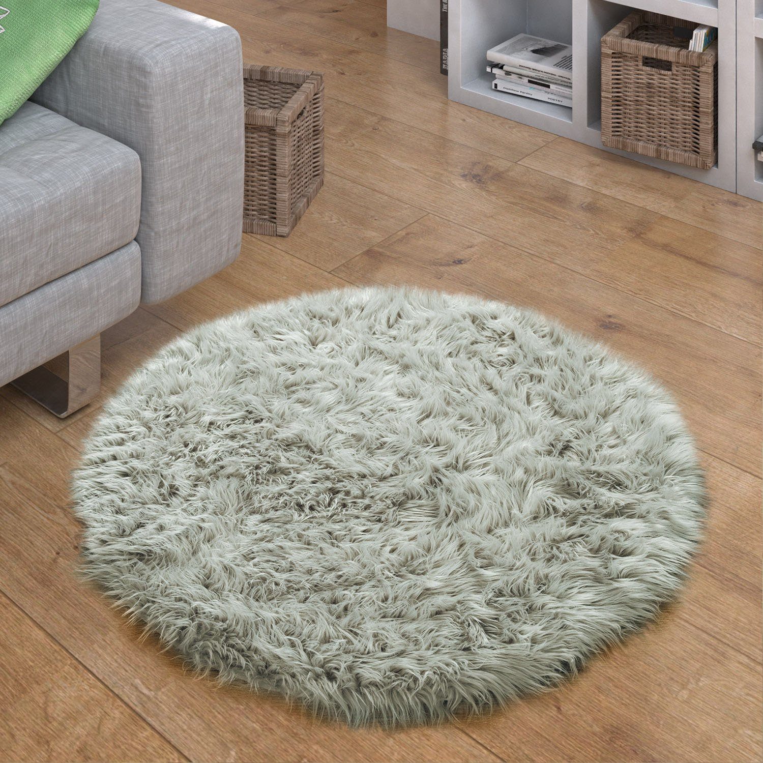 Paco Home Fellteppich Playa 960, rund, günstig online kaufen