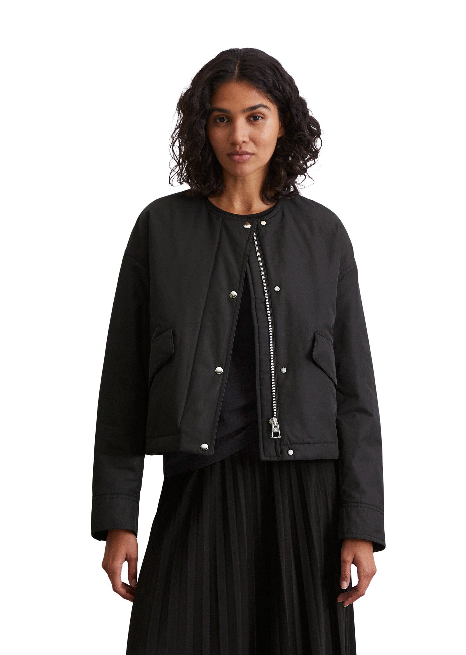 Outdoorjacke aus recyceltem Polyester-Twill