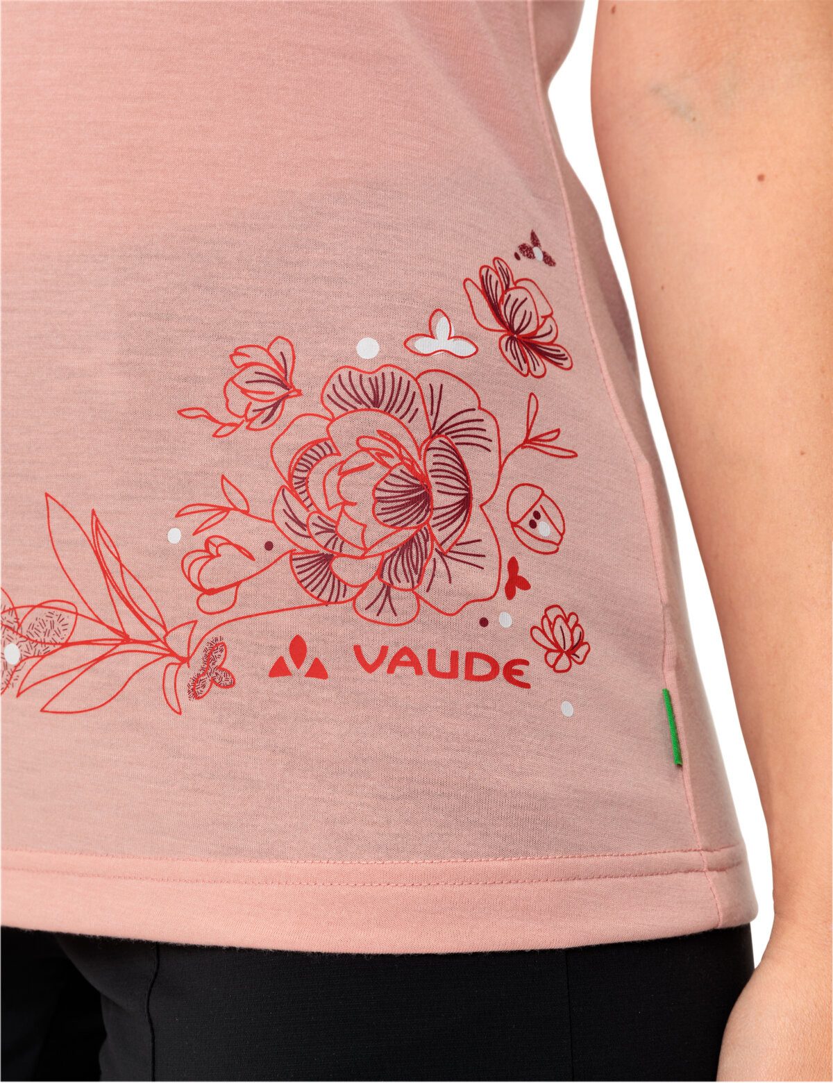 VAUDE T-Shirt Wo Skomer Print T-Shirt II SOFT ROSE