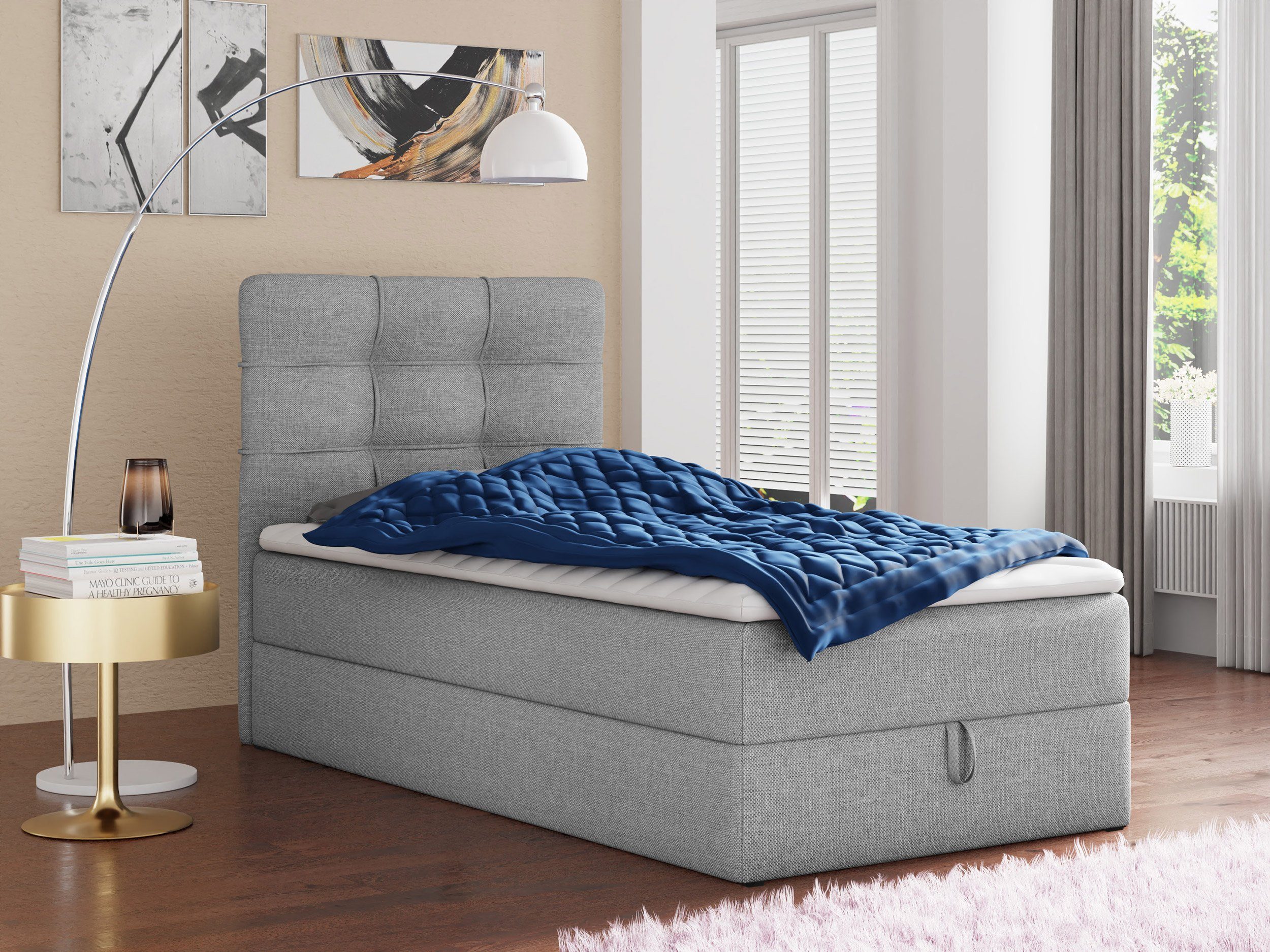 Boxspringbett Best Mini Mit Bettkasten Und Matratze Produktbild-Vorschau 10