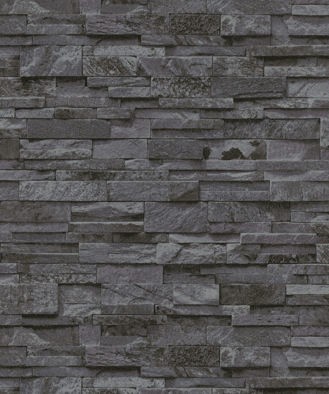 Erismann Vliestapete Erismann Vliestapete 02363-40 Stein schwarz 10,05 günstig online kaufen