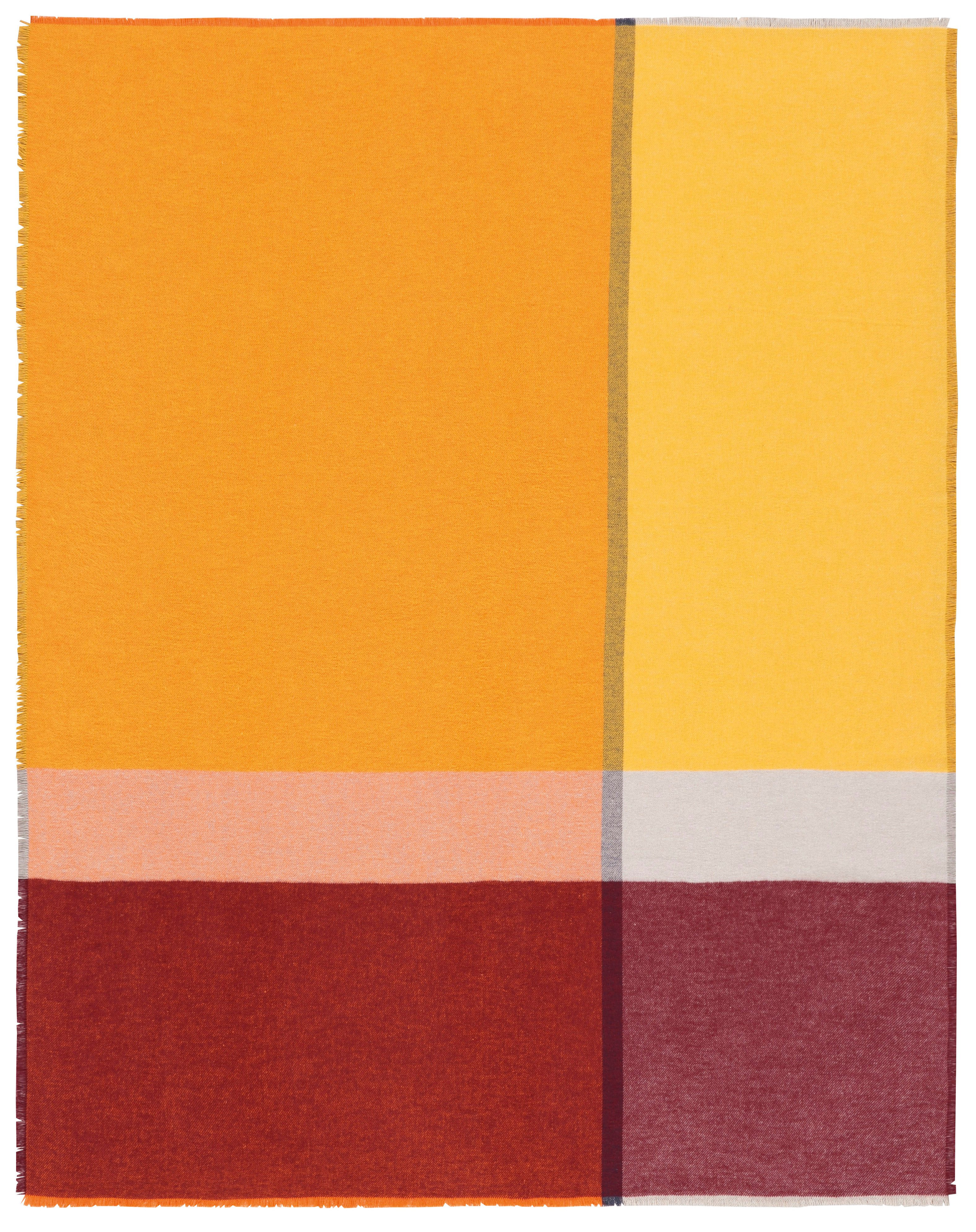 Plaid Plaid Summer, Biederlack, sommerliches Plaid mit Fransen