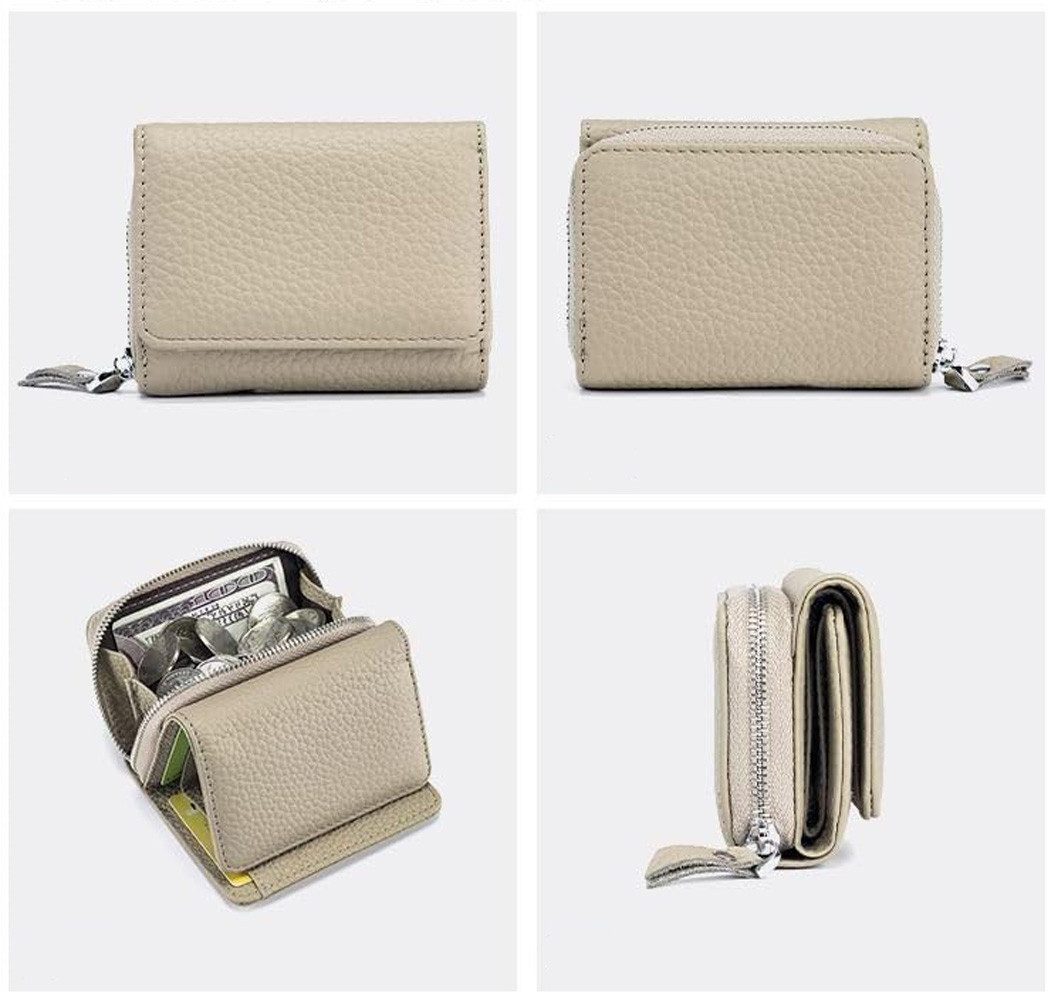 Coonoor Geldbörse Damen Kleinledergeldbörse mit Münzfach und RFID-Schutz (1 günstig online kaufen