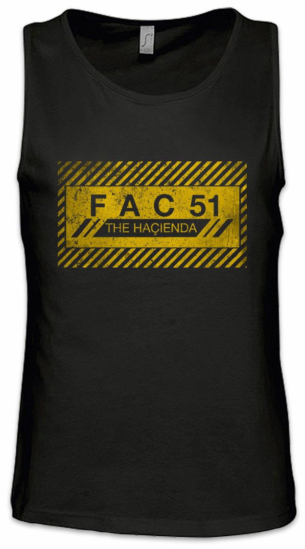 Urban Backwoods Tanktop Fac 51 The Hacienda I Ärmelloses T-Shirt Fac51 New Joy Order Division Club Wave Techno Factory