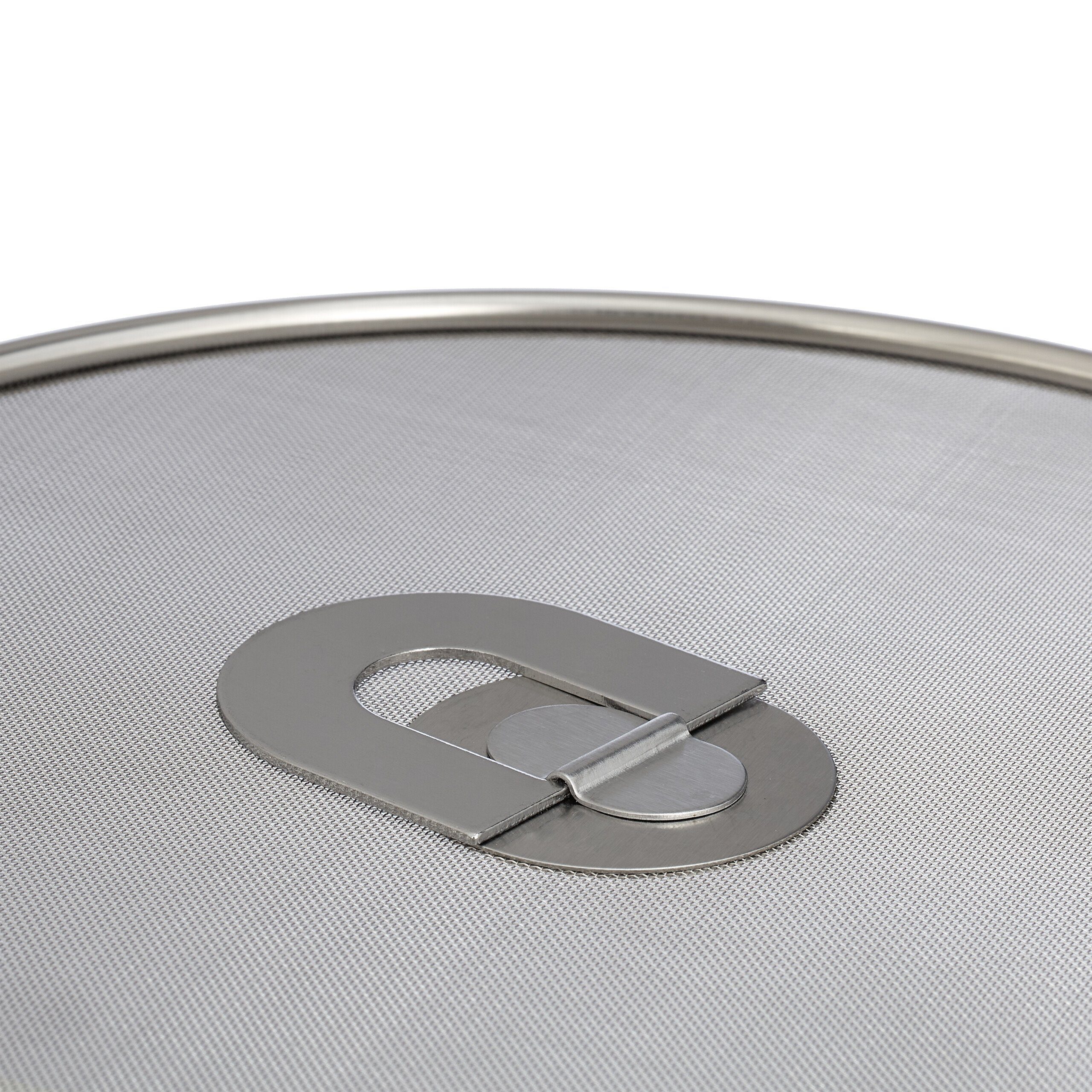 relaxdays Spritzschutzdeckel 3er Set Spritzschutz für Pfannen