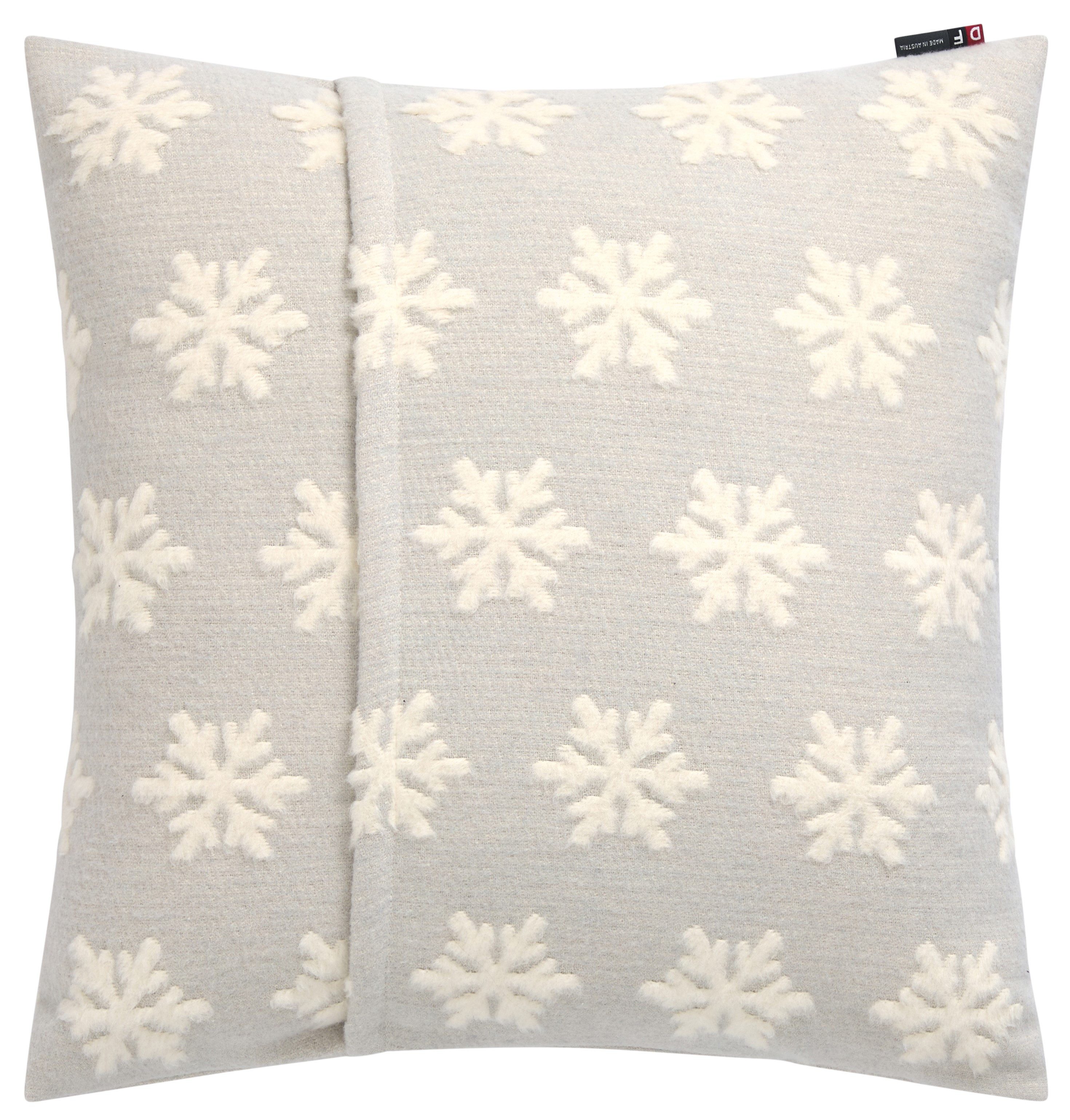 DAVID FUSSENEGGER Kissenhülle Carla 'Schneeflocke' 50 x 50 cm günstig online kaufen