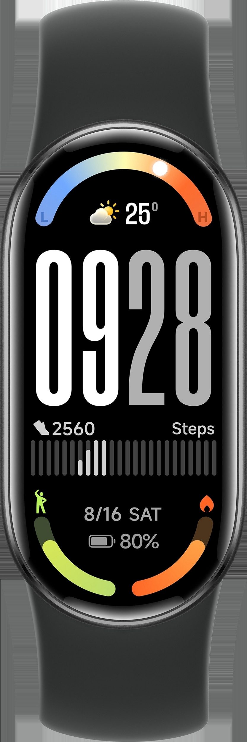 Xiaomi Xiaomi Smart Band 10 Mitternachtsschwarz Smartwatch (Android 8.0)