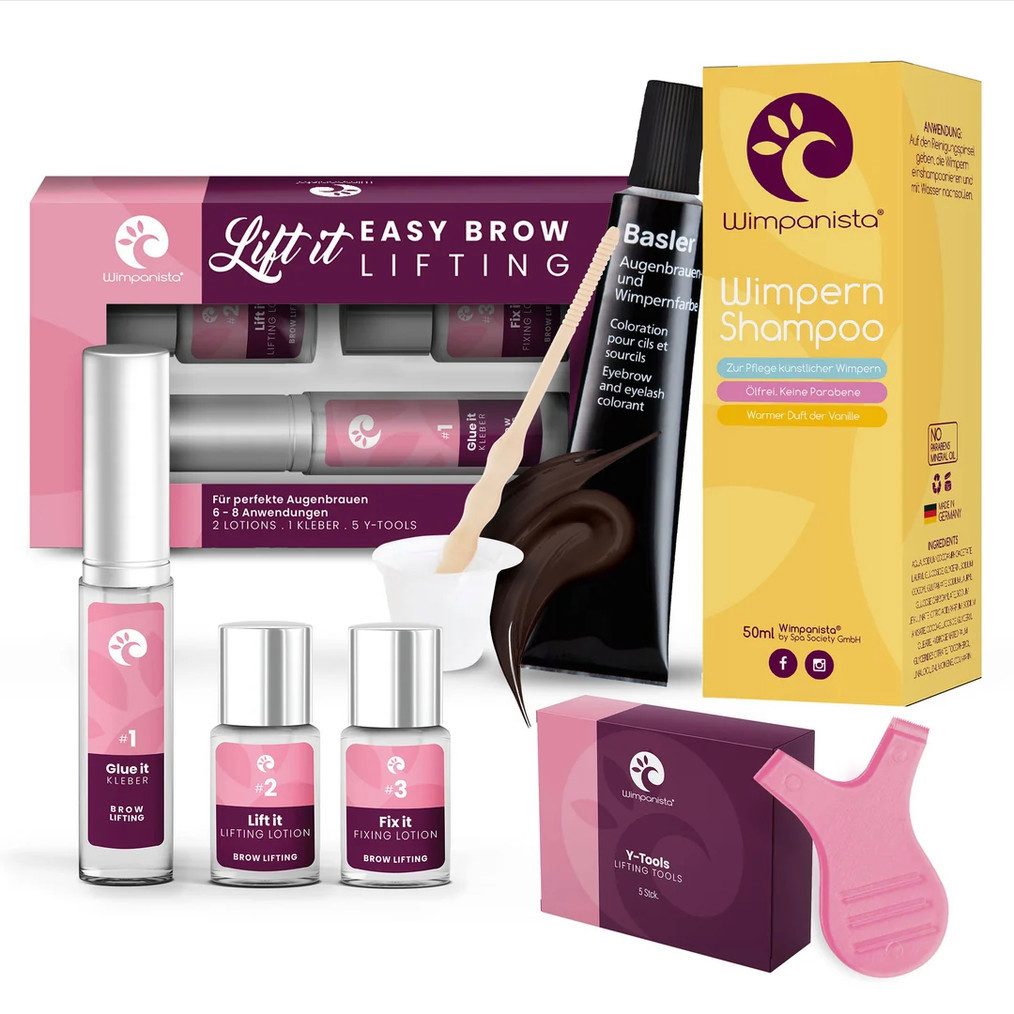 Wimpanista Augenbrauen-Kosmetika Brow Lifting Set