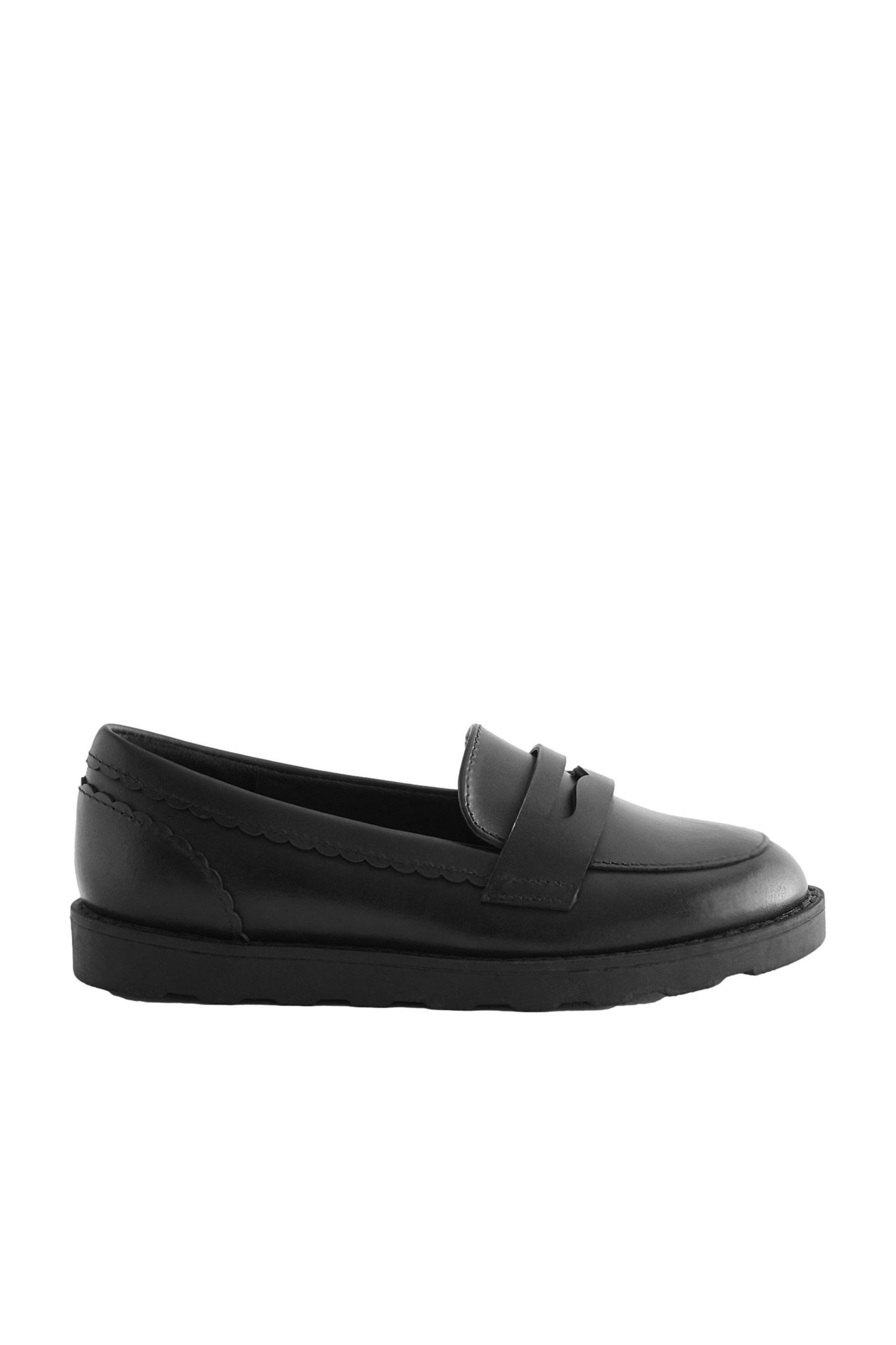Lederslipper mit dünner Sohle und Troddel Loafer