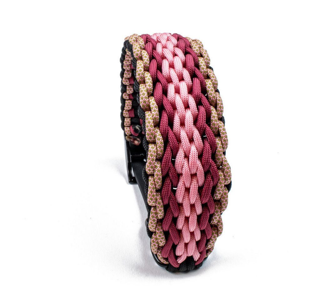Thumbnail - Tierluxe Hunde-Halsband Natur, Paracord, Handgemacht