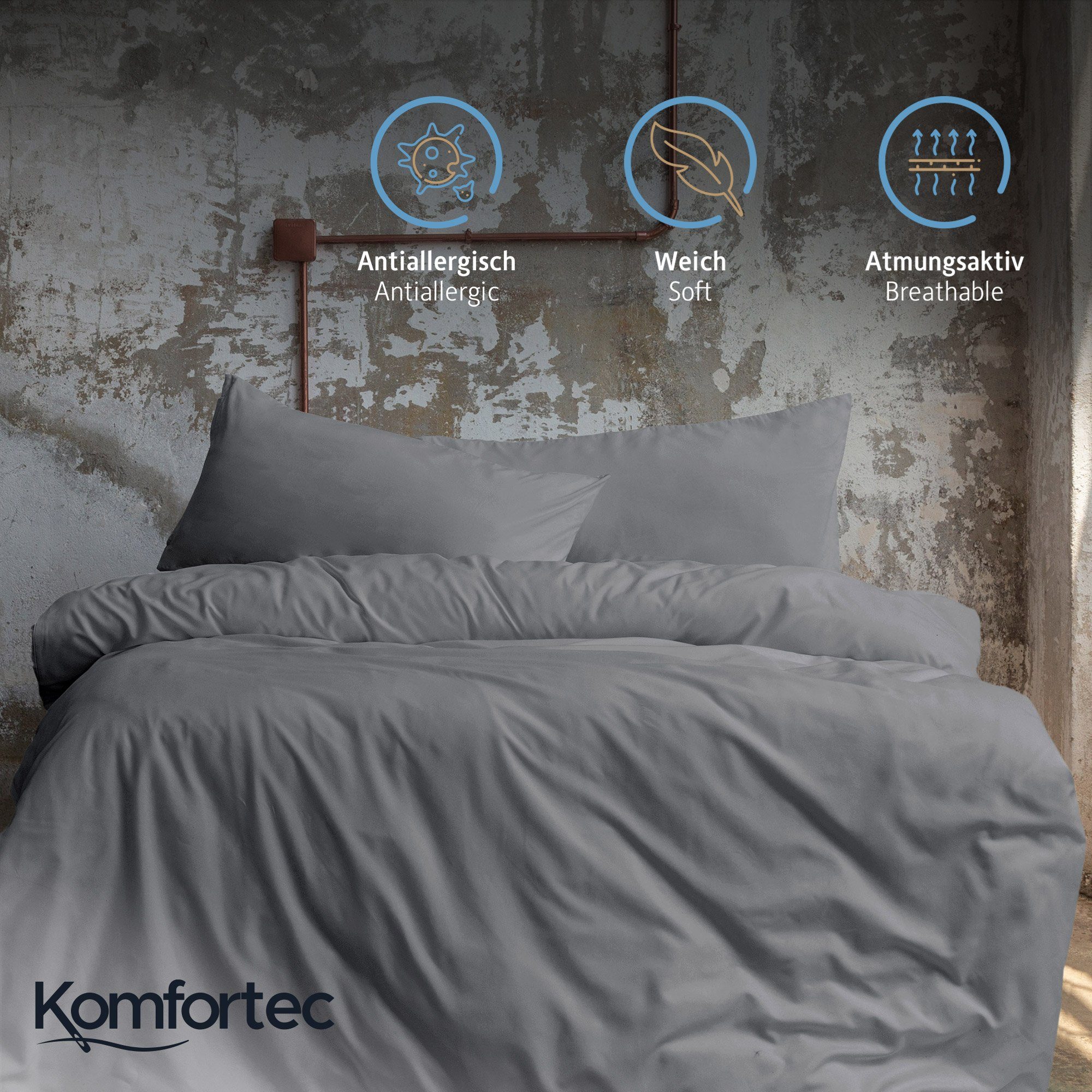 Komfortec Bettwäsche Premium, 135 x 200 günstig online kaufen