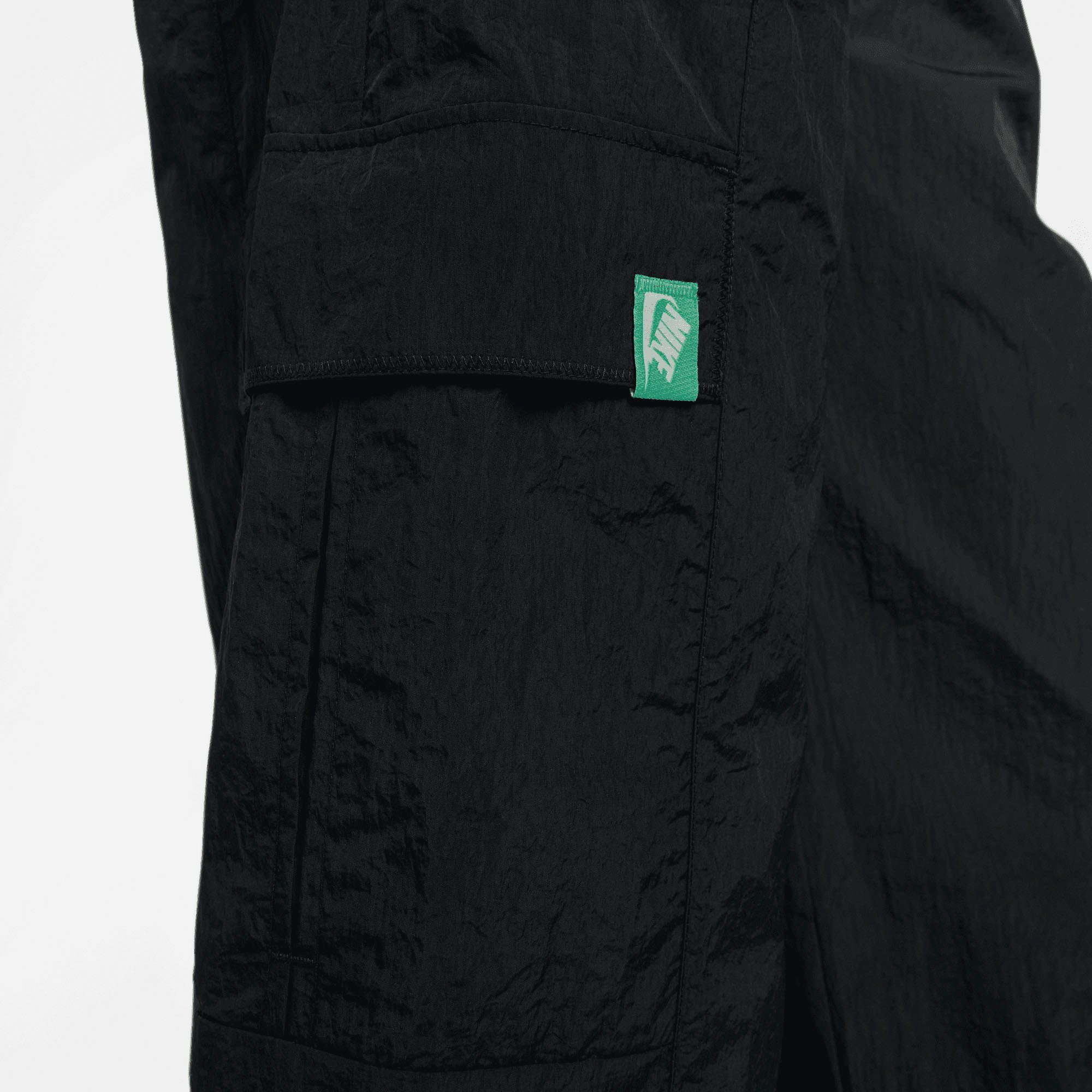 Nike Sportswear Jogginghose W NSW HR PANT WVN SW OS schwarz