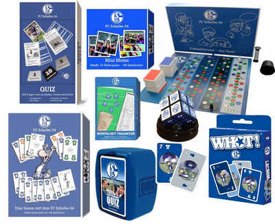 Teepe Sportverlag Spiel, »Schalke 04 - Quiz & Spiele Set (8-teilig)«
