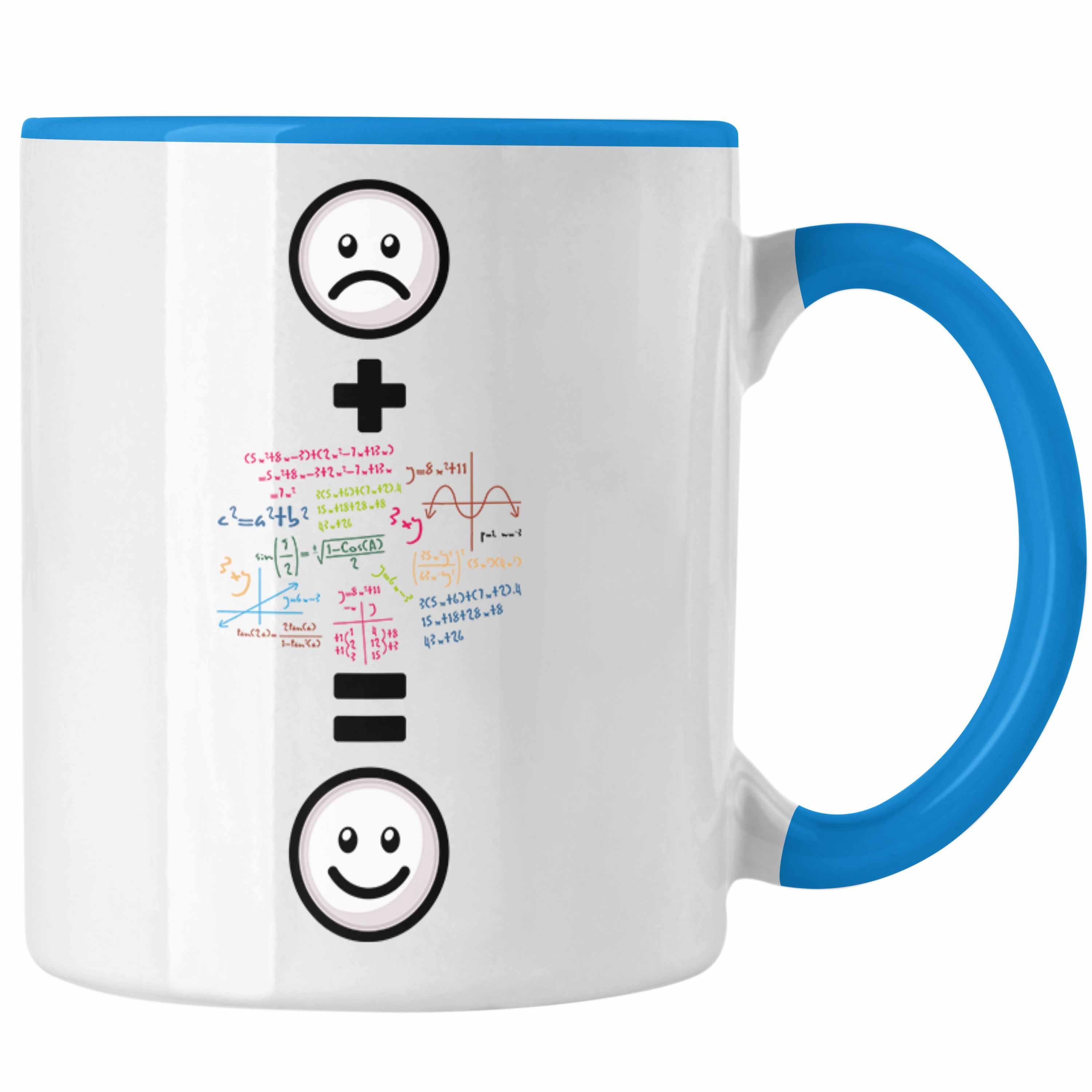 Mathe Lus Geschenk Tasse Blau Tasse Trendation Matematiker, für Mathe-Studenten Mathelehrer,