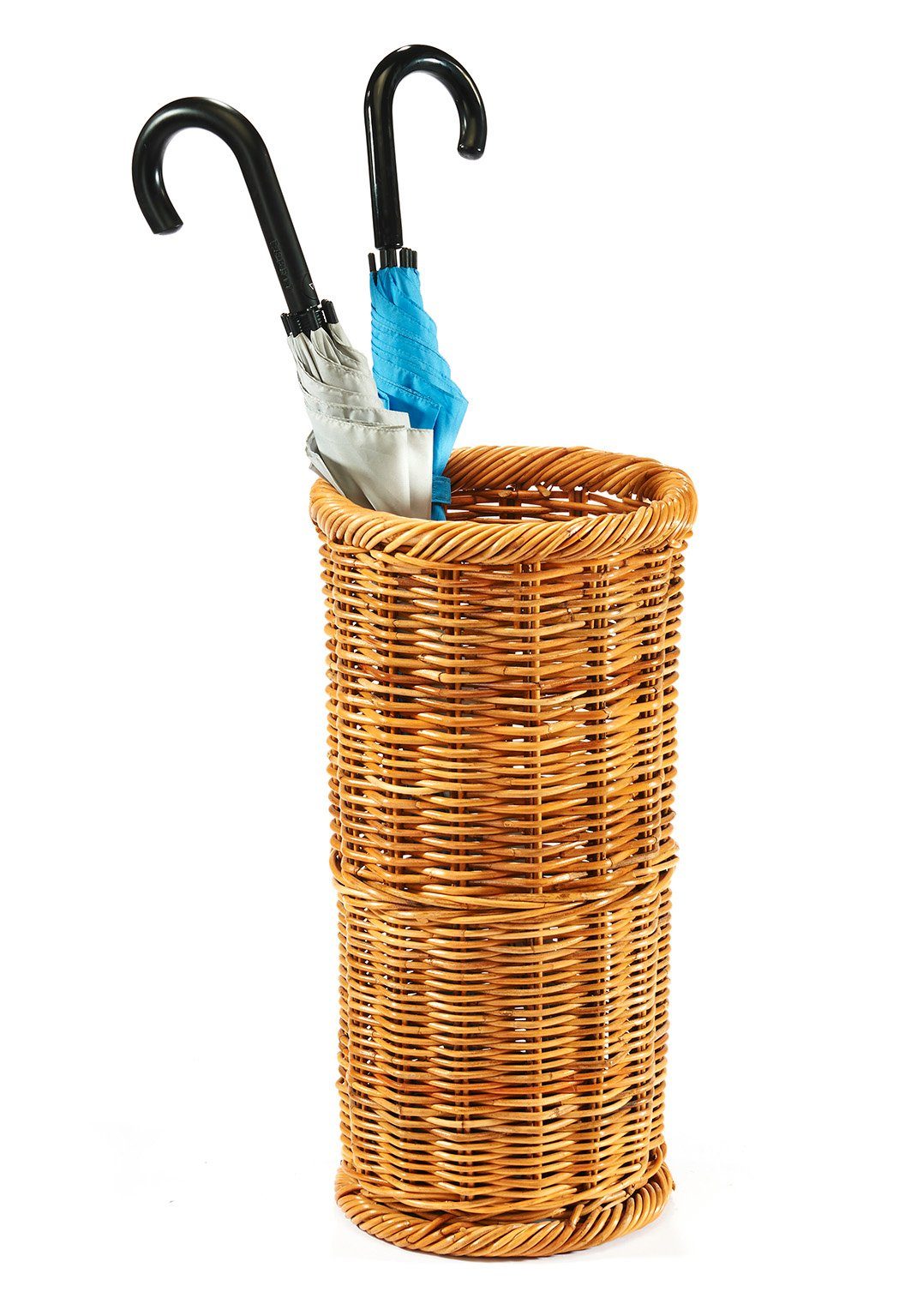 Kobolo Schirmständer Regenschirmständer aus Rattan - rund - lacak günstig online kaufen