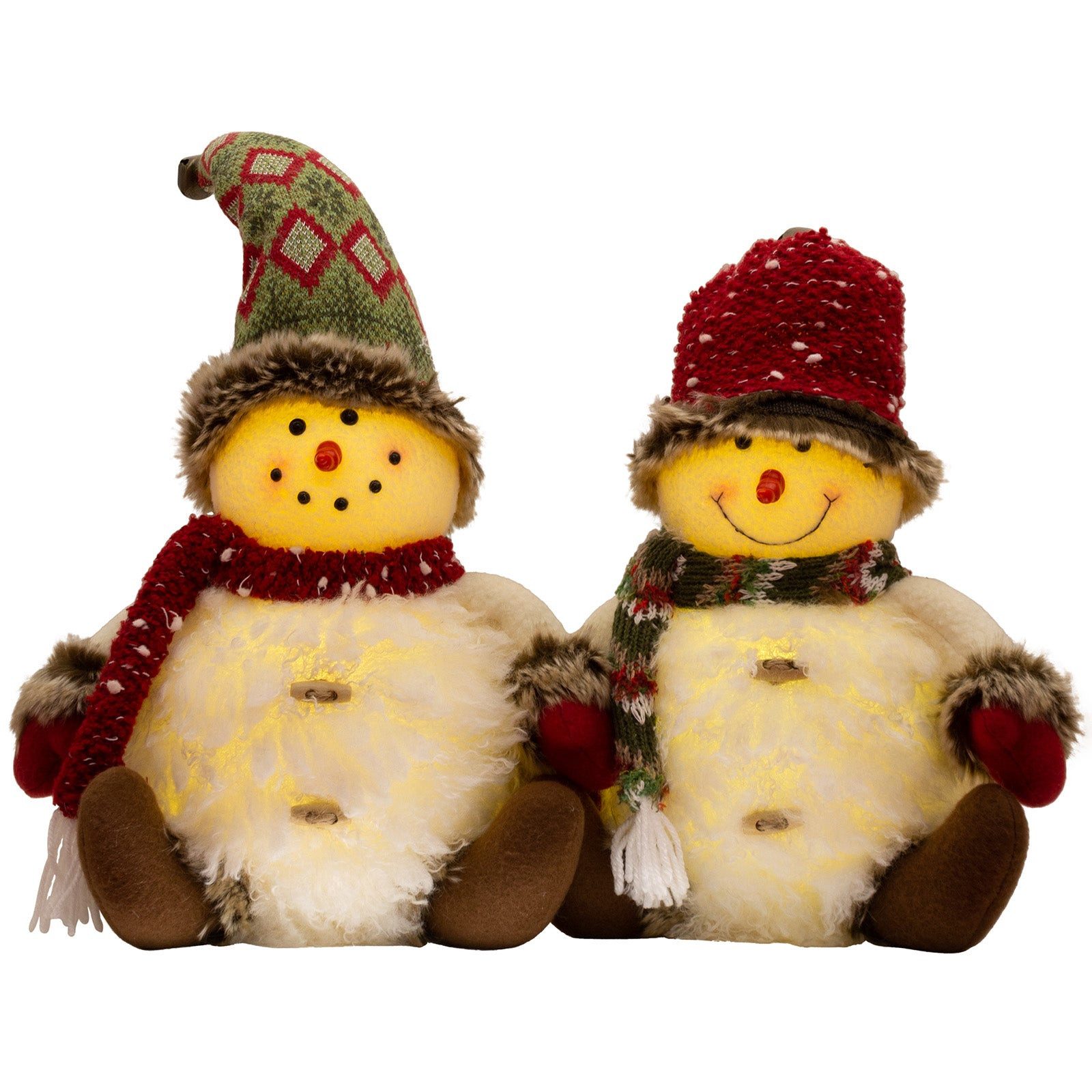 Christmas Paradise Weihnachtsfigur Schneemann 49 cm mit LED (Dekofigur, 2 S günstig online kaufen