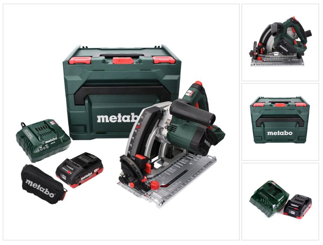 metabo Akku-Tauchsäge KT 18 LTX 66 BL Akku Tauchkreissäge 18 V 165 mm + 1x Akku 4,0 Ah