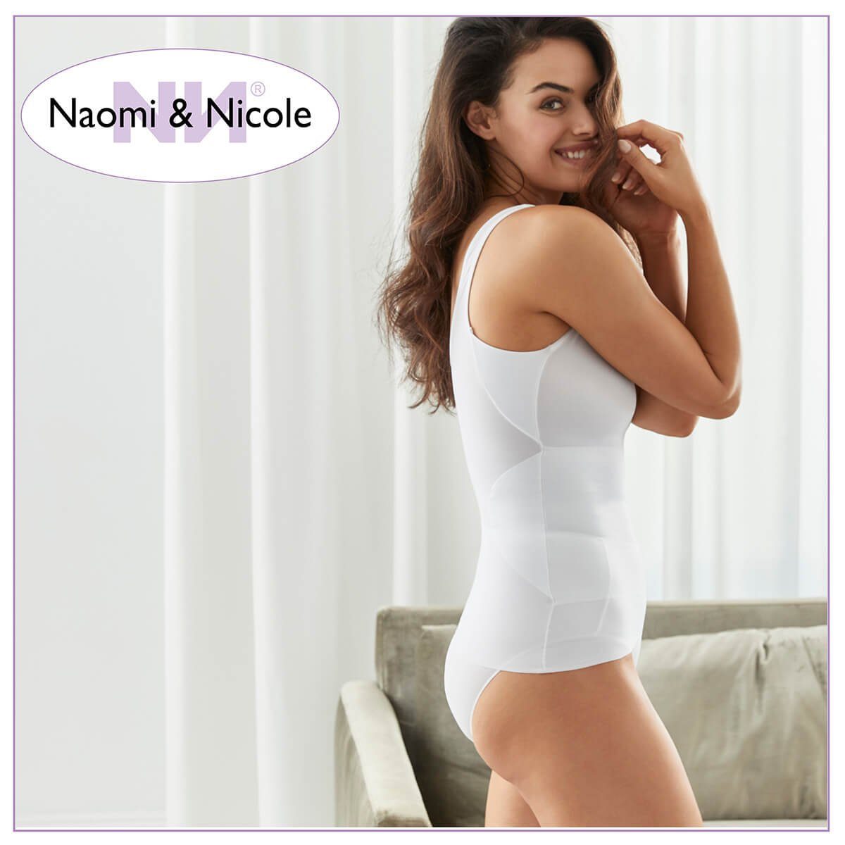 Nicole 7503 & Shapinghemd Weiß Naomi
