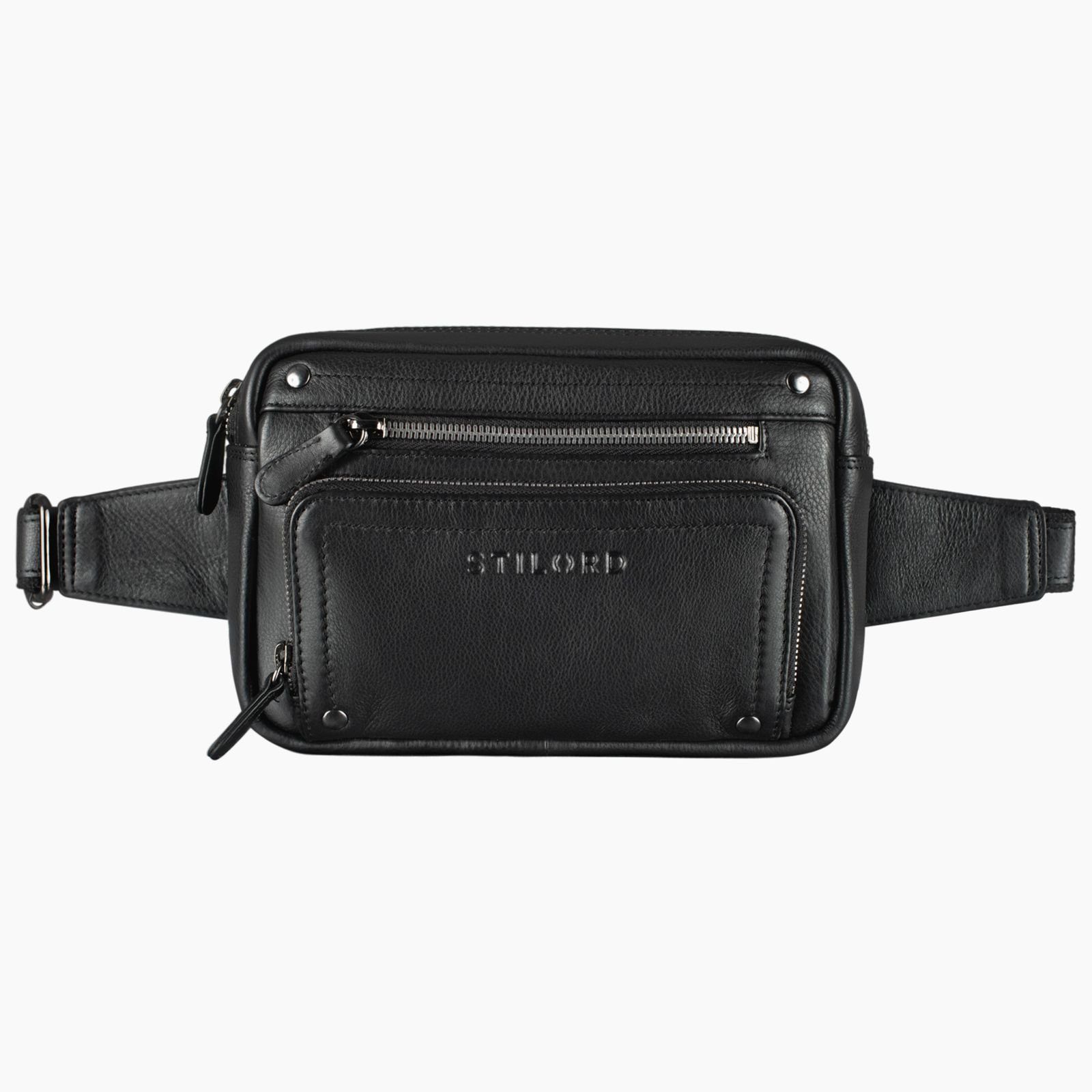STILORD Bauchtasche "Lou" Gürteltasche Hüfttasche Leder