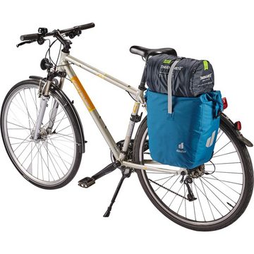 deuter Fahrradtasche Weybridge 20+5, 20 Liter, wasserdicht, Reflektoren, abnehmbarer Schultergurt