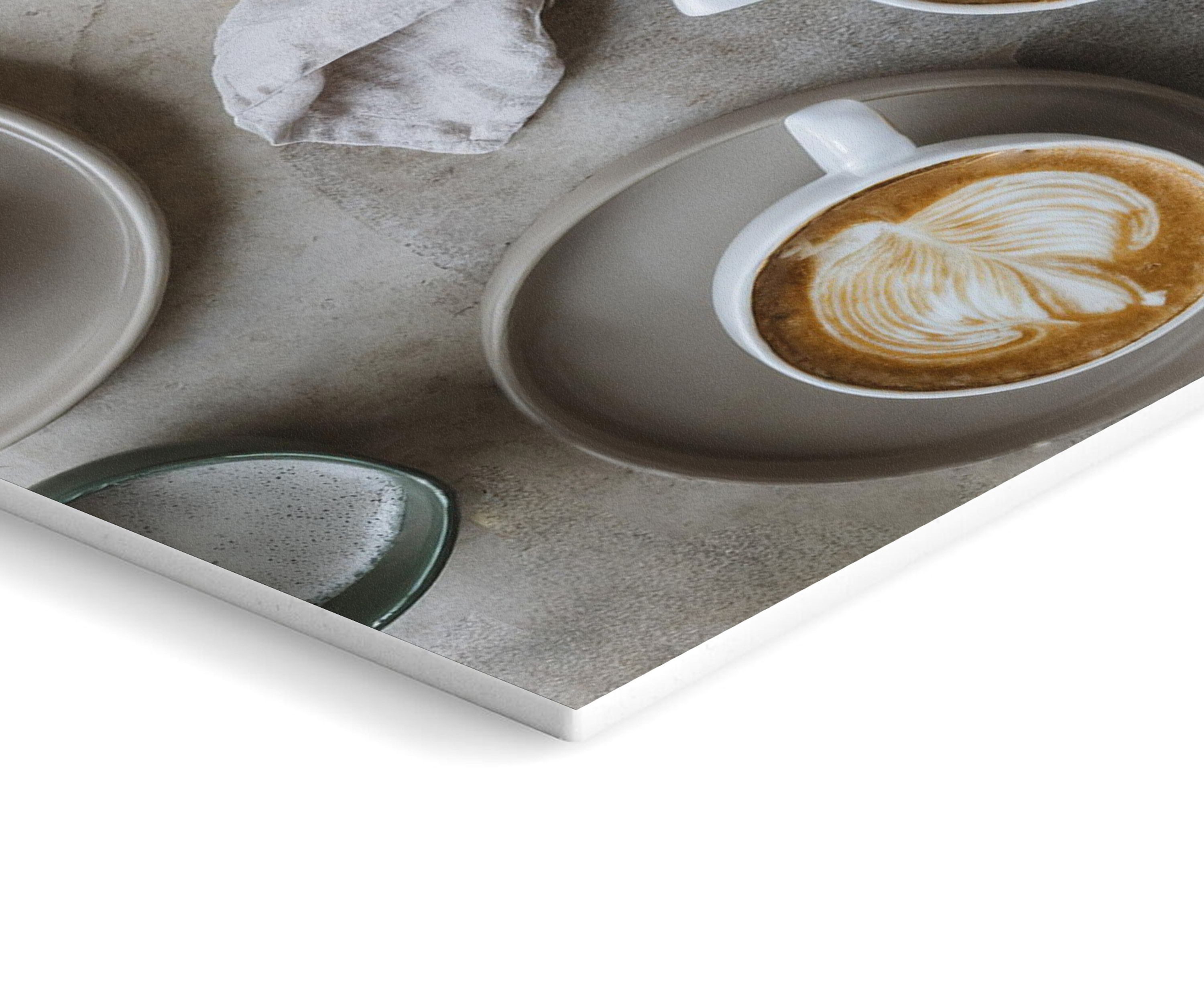 artissimo Mehrteilige Bilder Bilderset 3er-Set, Deko Küche, Wandbilder-Set, Bilder Kaffee grau, modernes Küchenbild: vintage Coffee – Bild 4 von 5