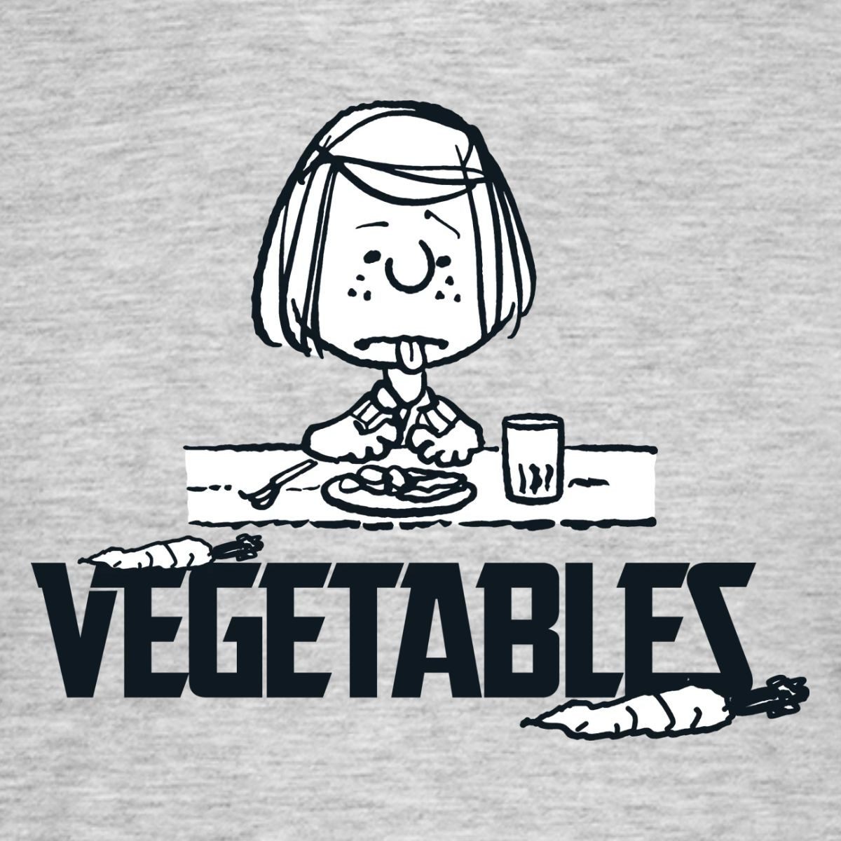 Spreadshirt T-Shirt Peanuts Peppermint Patty Gemüse Männer T-Shirt (1-tlg)