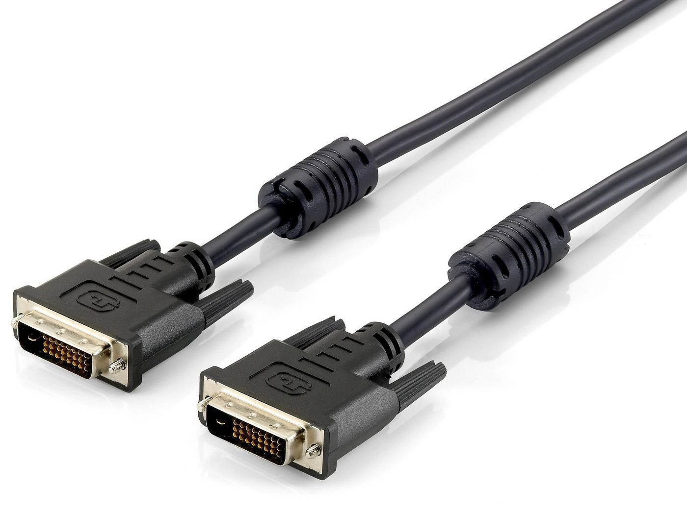 Equip Kabel Mon DVI 05.00m equip DVI-D 24+1 DualLink - ST/ST schwarz Computer-Kabel