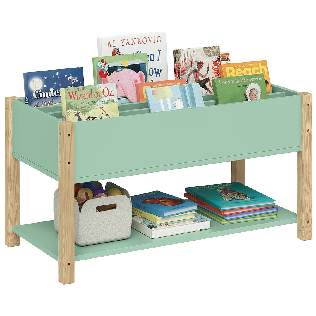 Bellabino Kinderregal Teme mit Fächern und Ablagefach, Bücherregal, Spielze günstig online kaufen