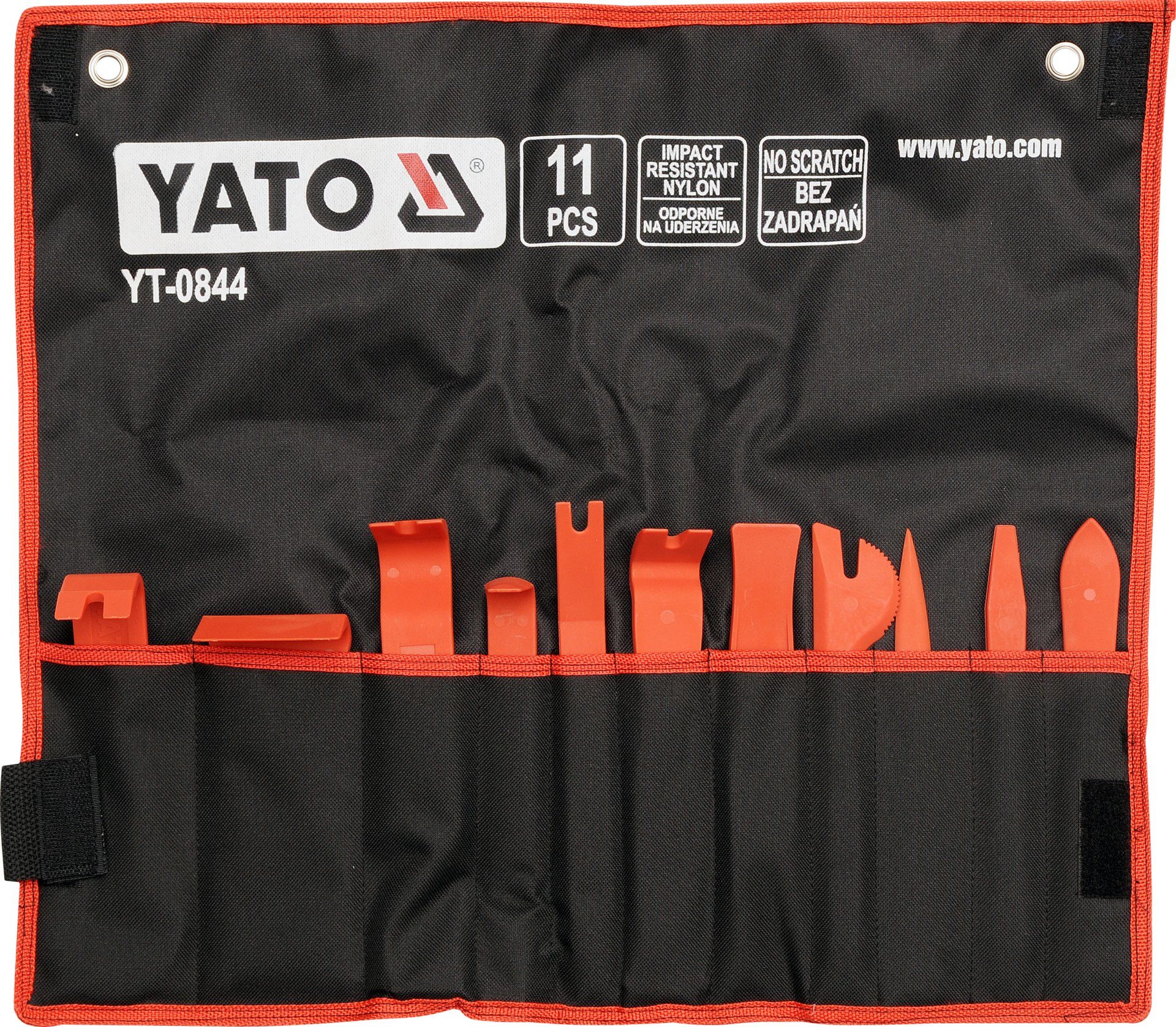 Yato Werkzeugset Spezial-Clip- und Verkleidungshebel-Set 11-tlg.